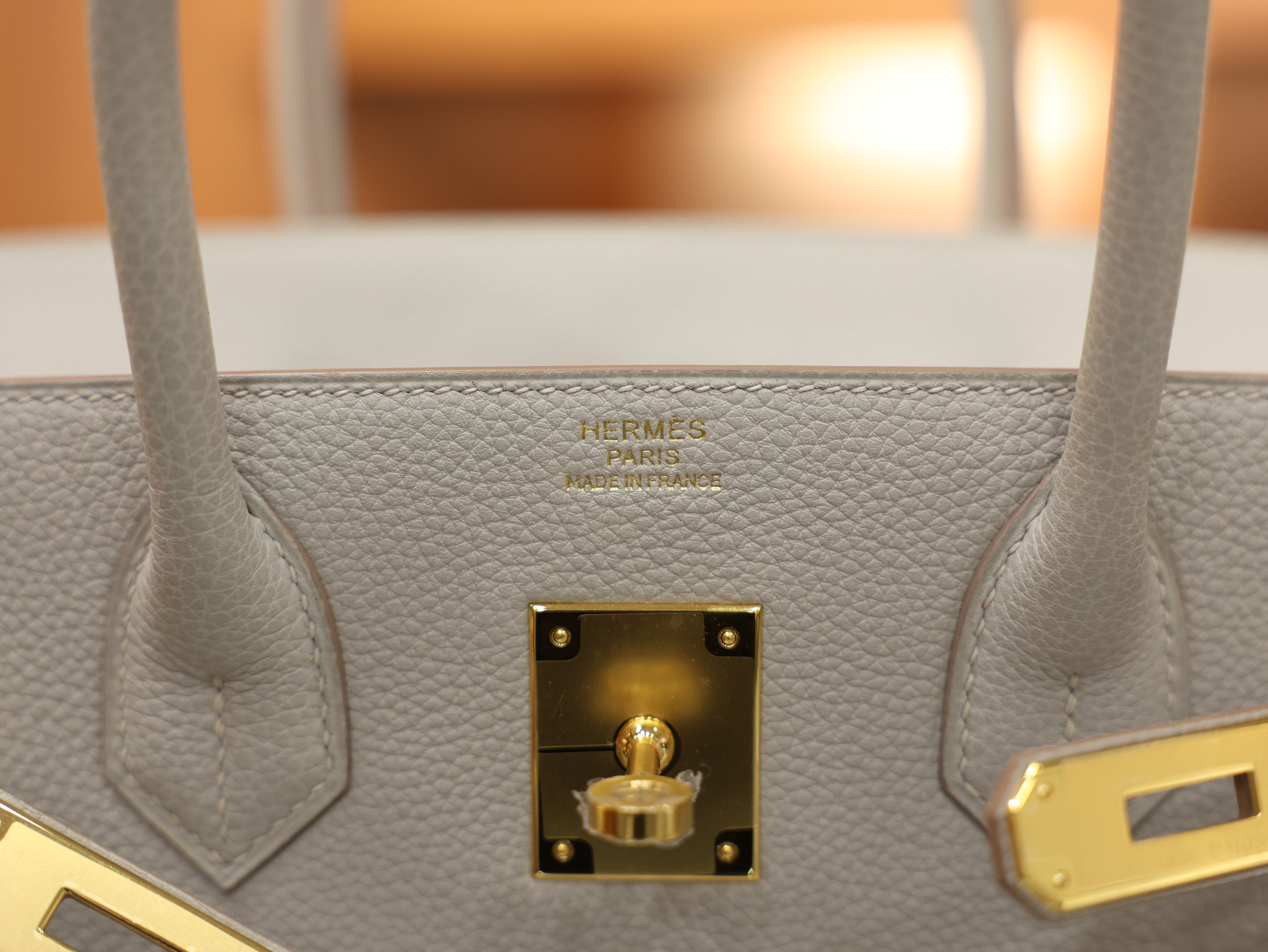 Birkin 30 togo gris perle GHW