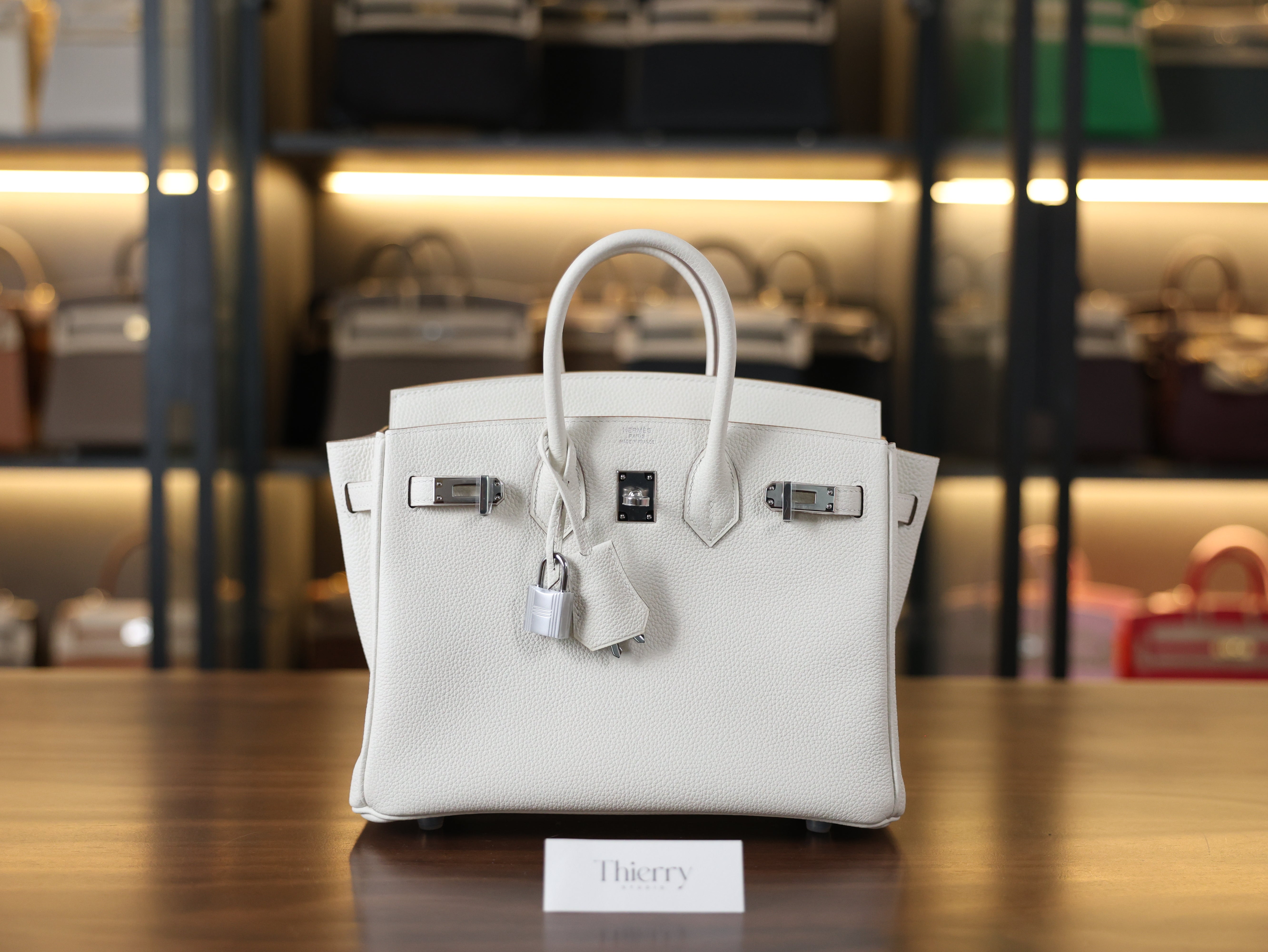 Birkin 25 togo mushroom PHW