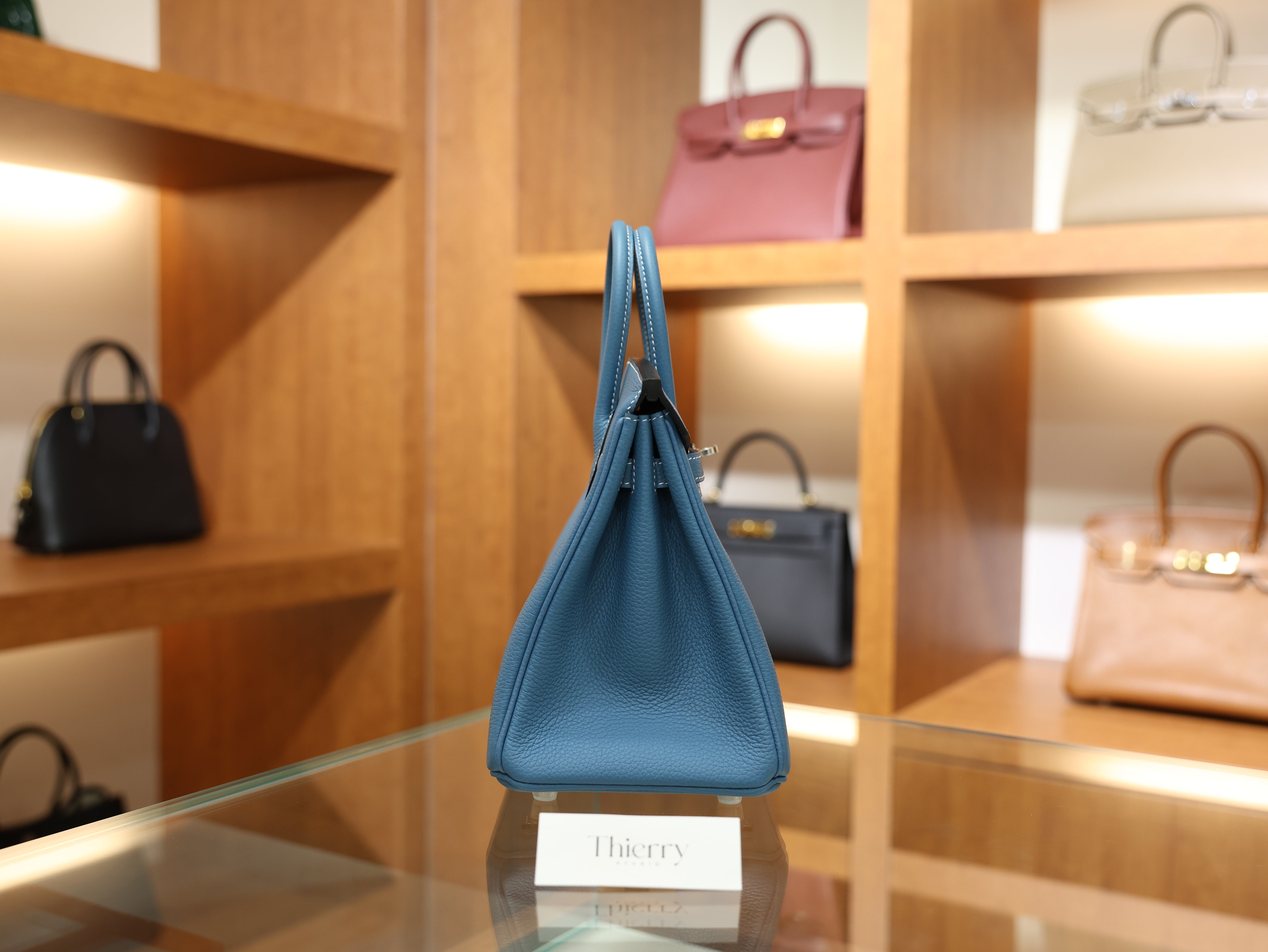 Birkin 25 togo blue jean PHW