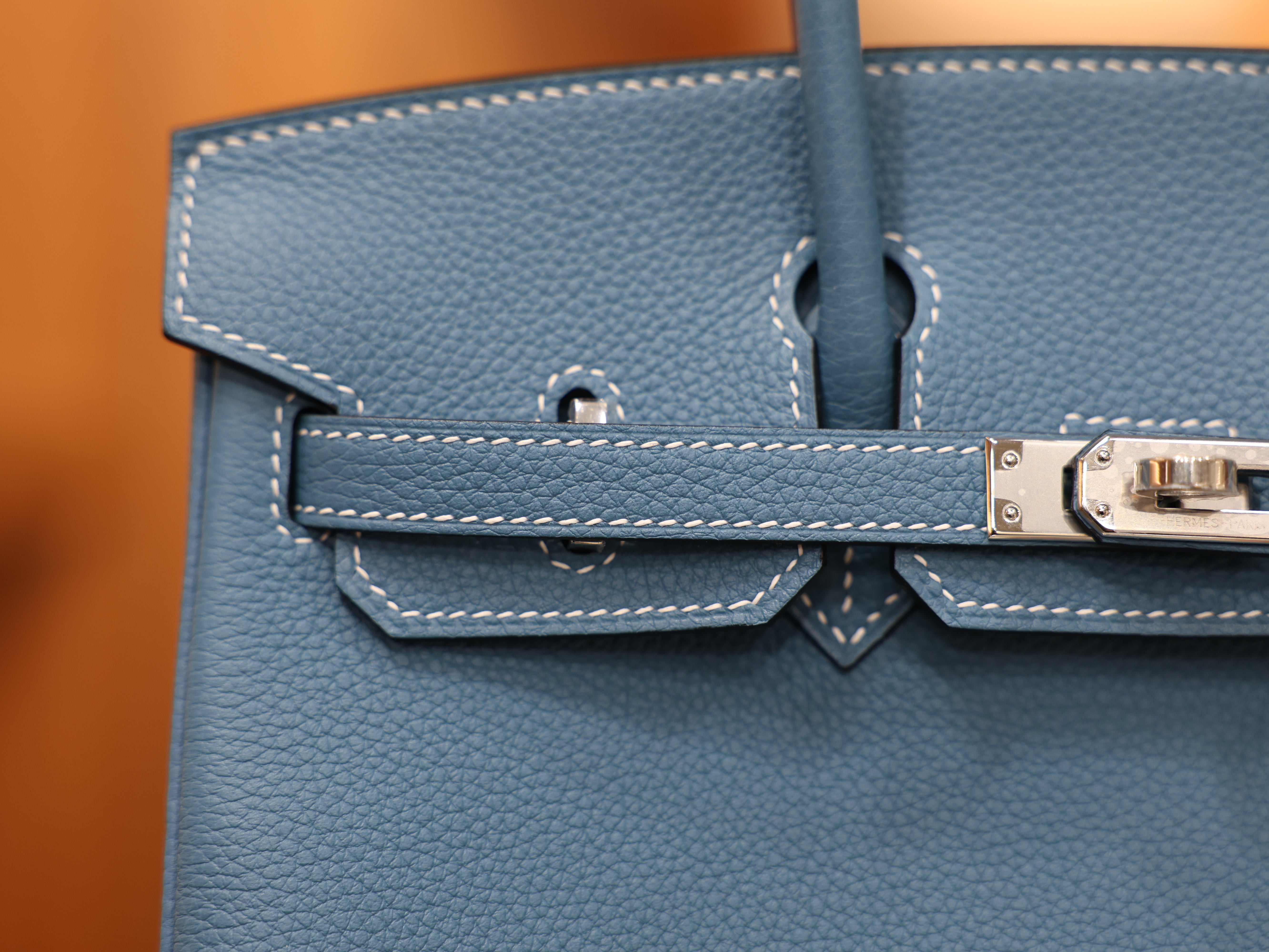 Birkin 25 togo blue jean PHW