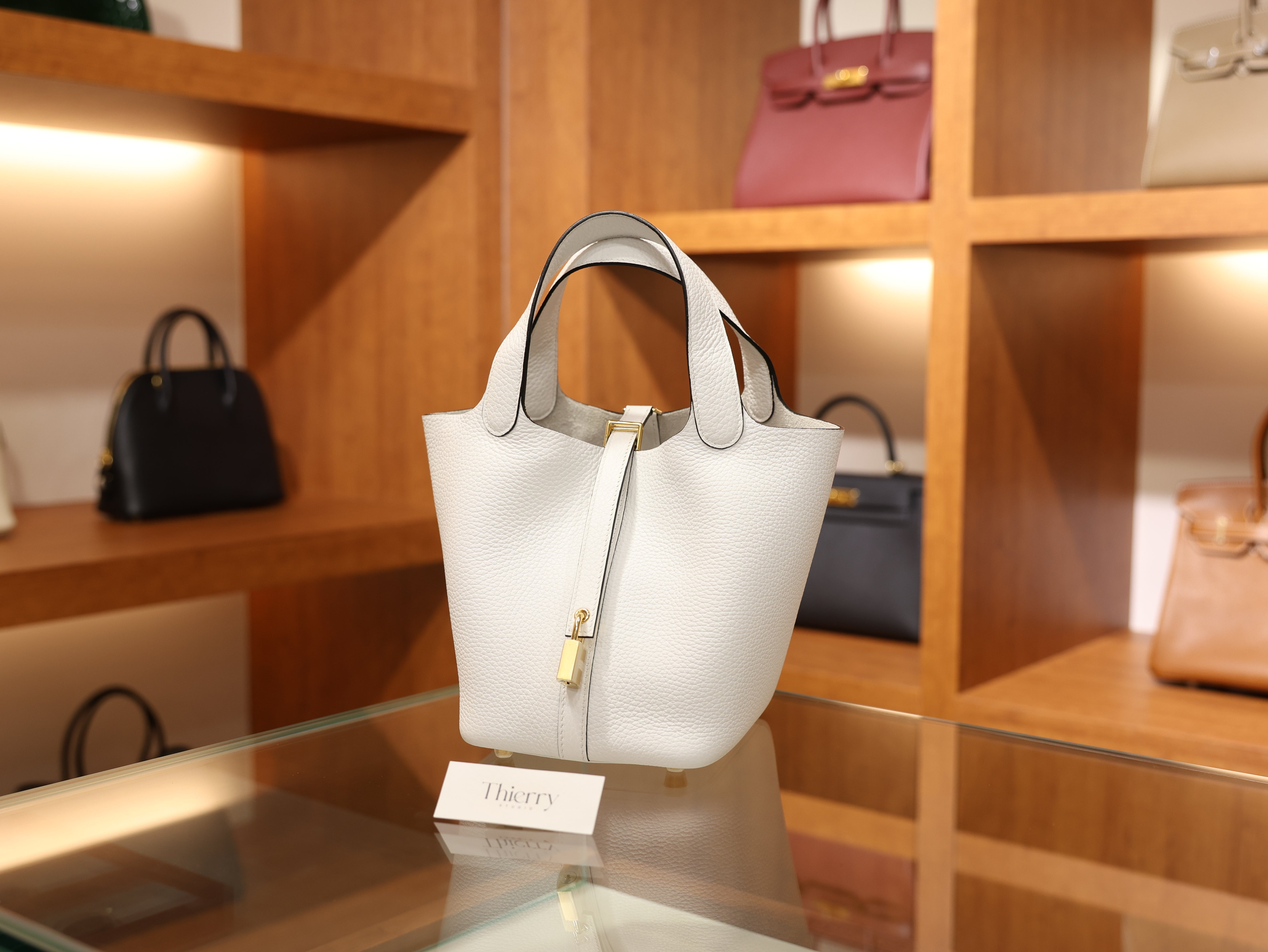 Picotin 18 clemence new white GHW