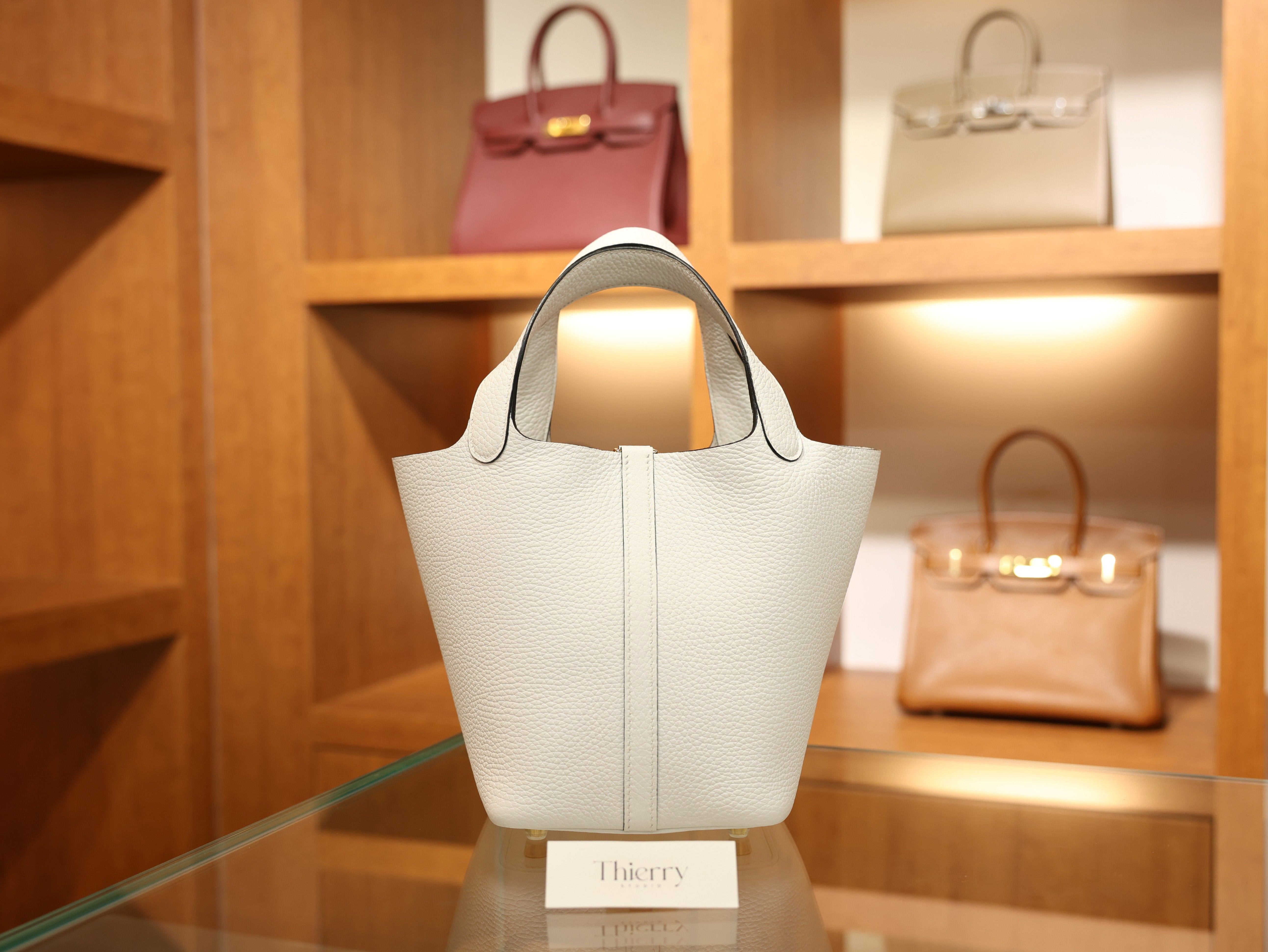 Picotin 18 clemence new white GHW