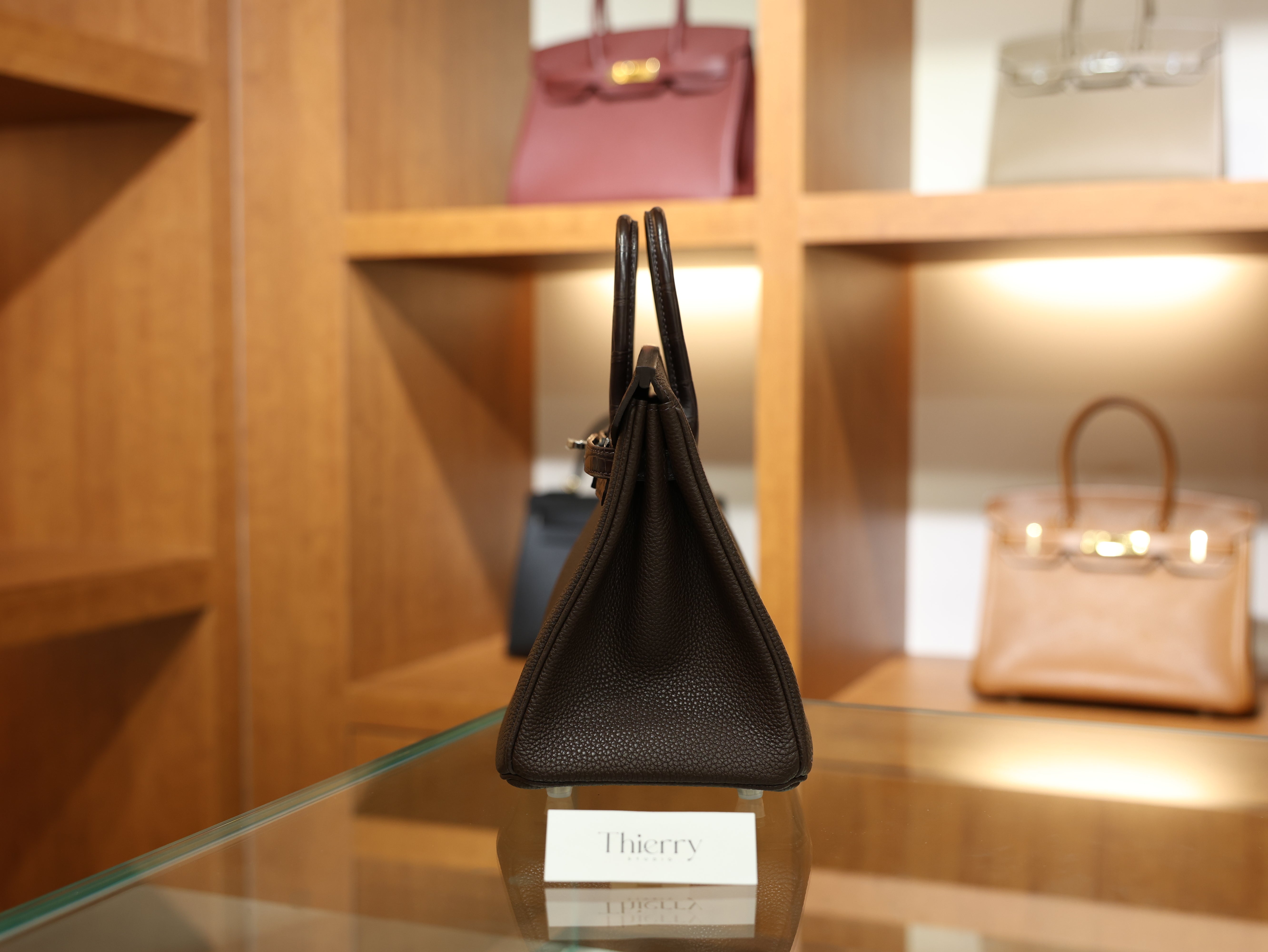 Birkin 25 togo touch chocolate PHW