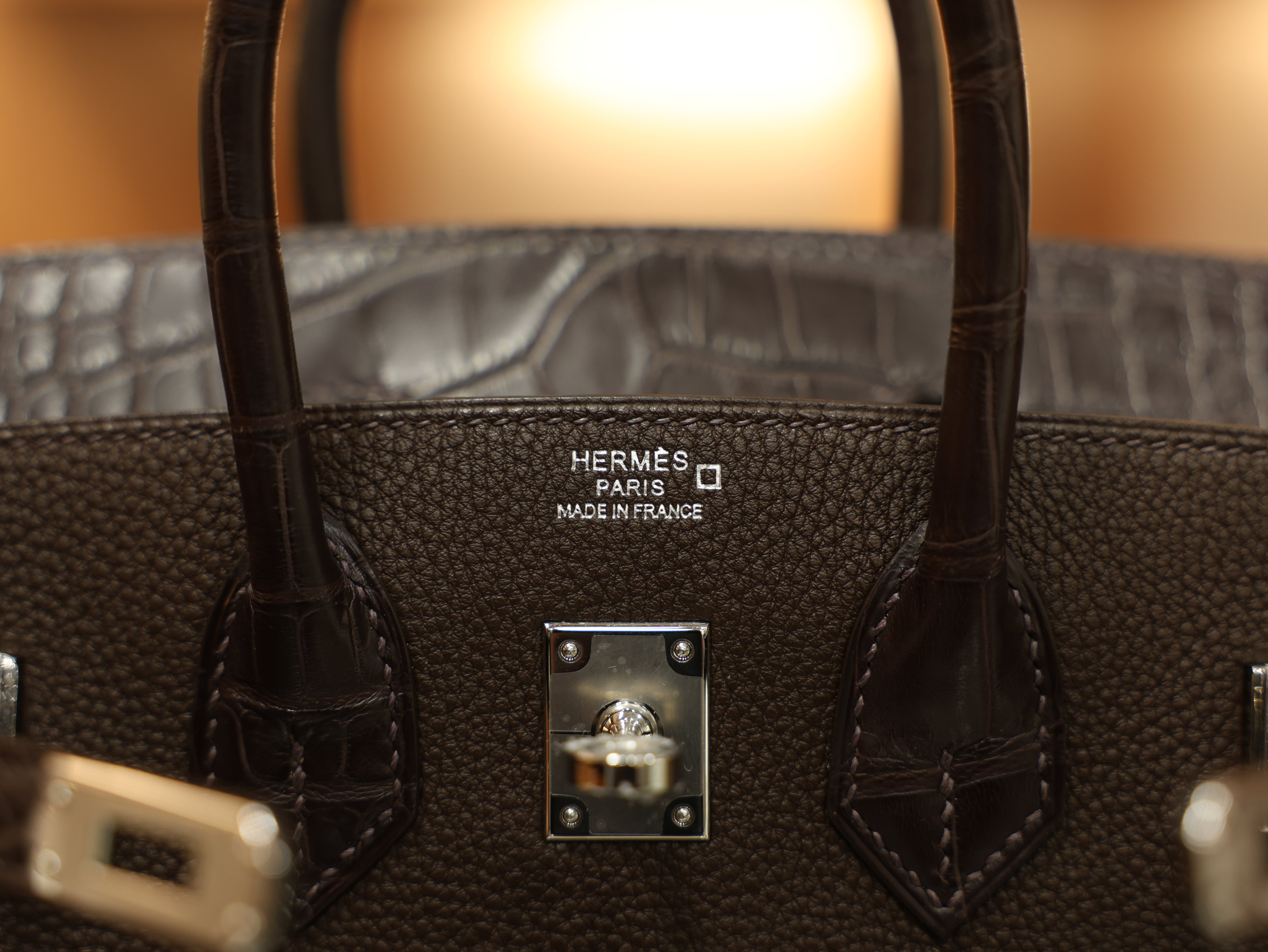 Birkin 25 togo touch chocolate PHW