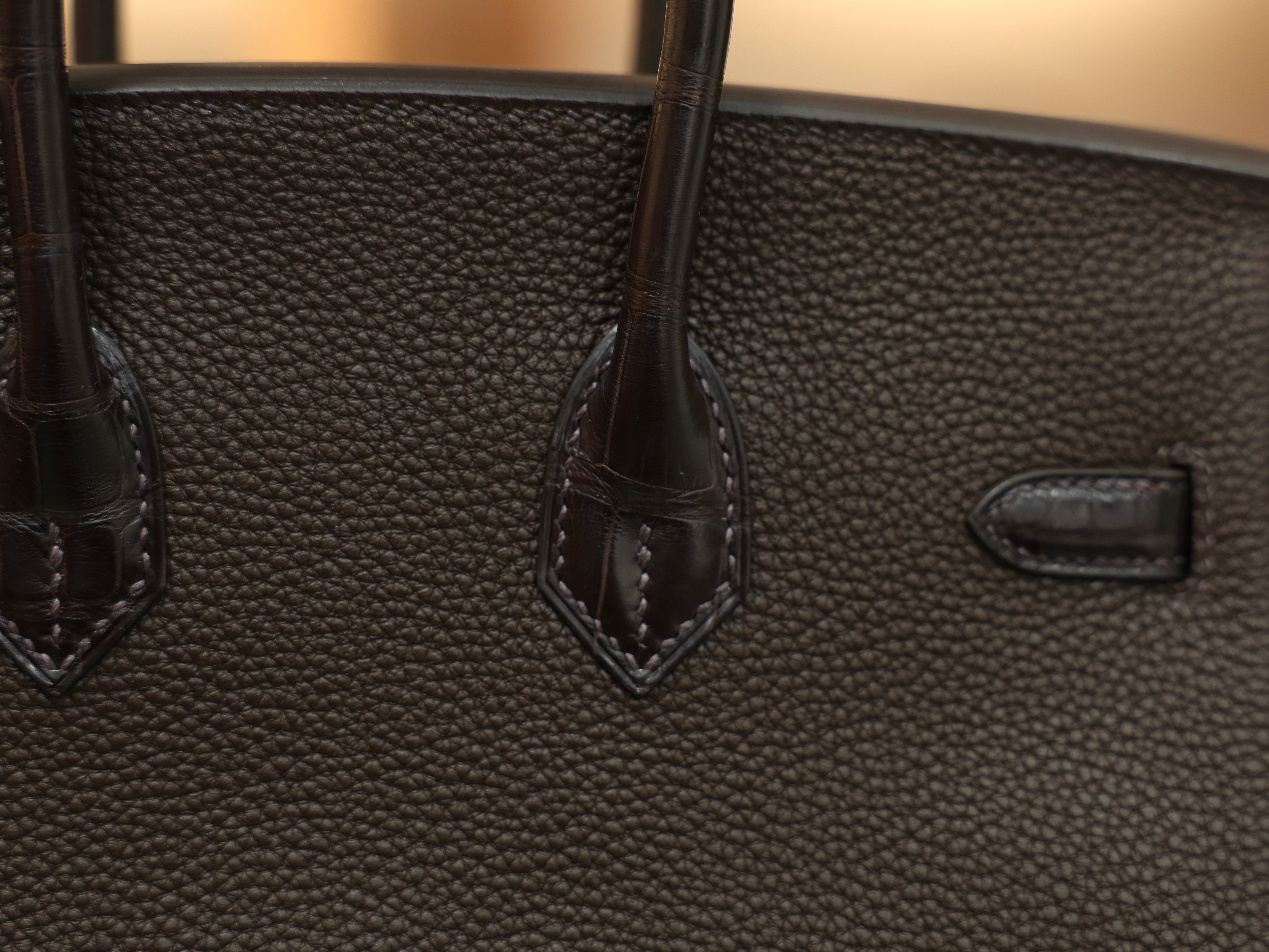 Birkin 25 togo touch chocolate PHW