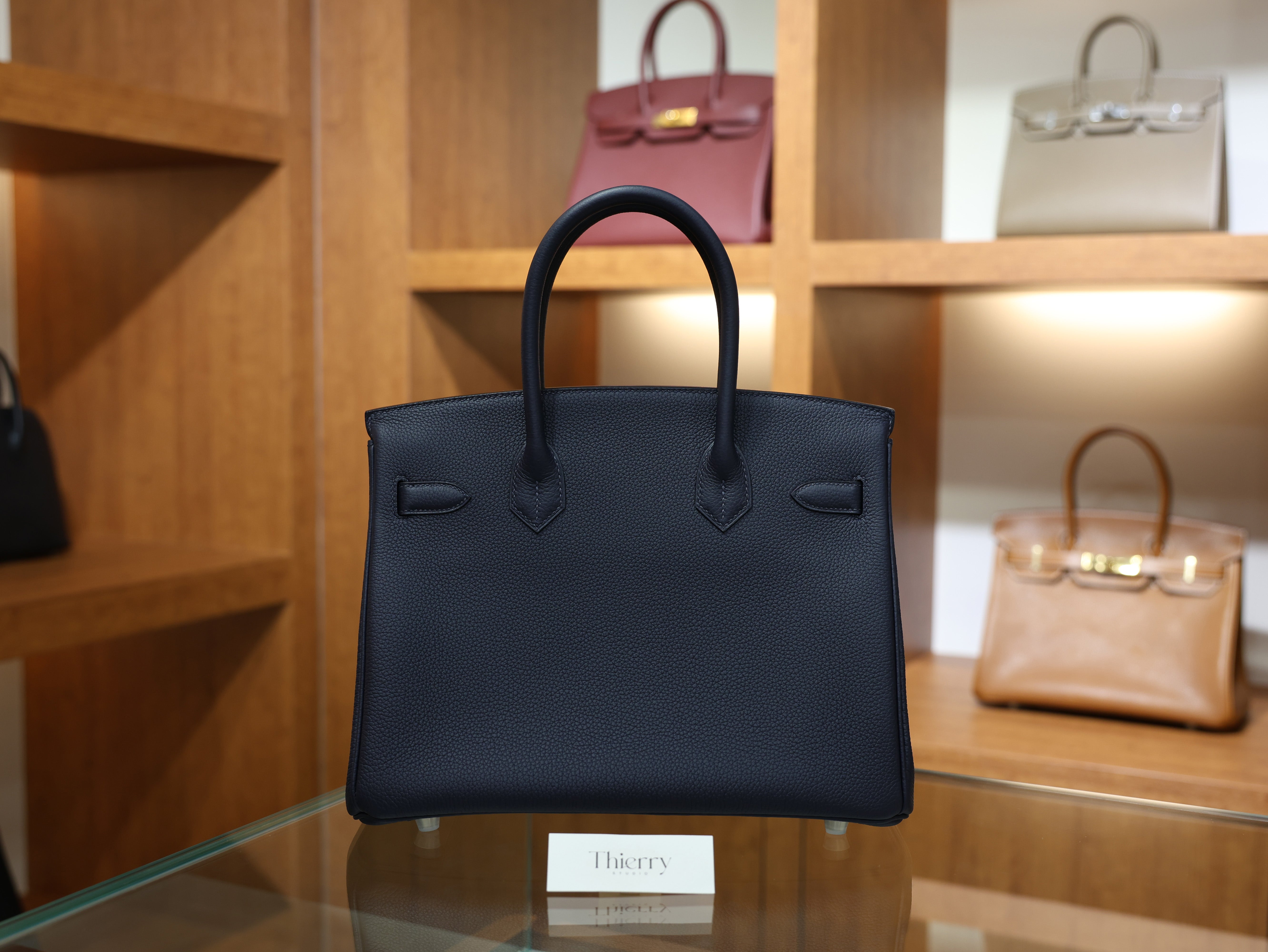 Birkin 30 togo blue nuit PHW