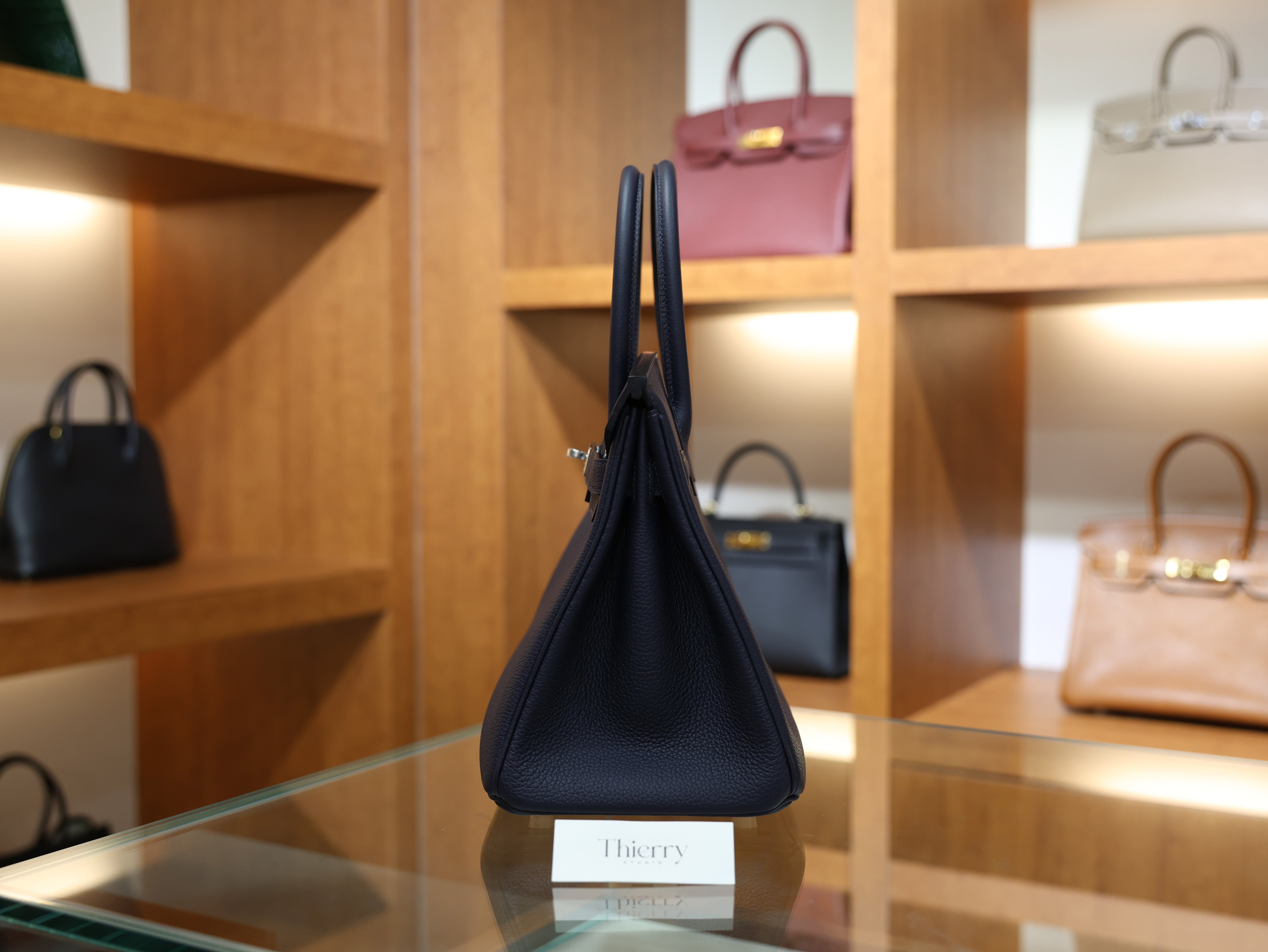 Birkin 30 togo blue nuit PHW
