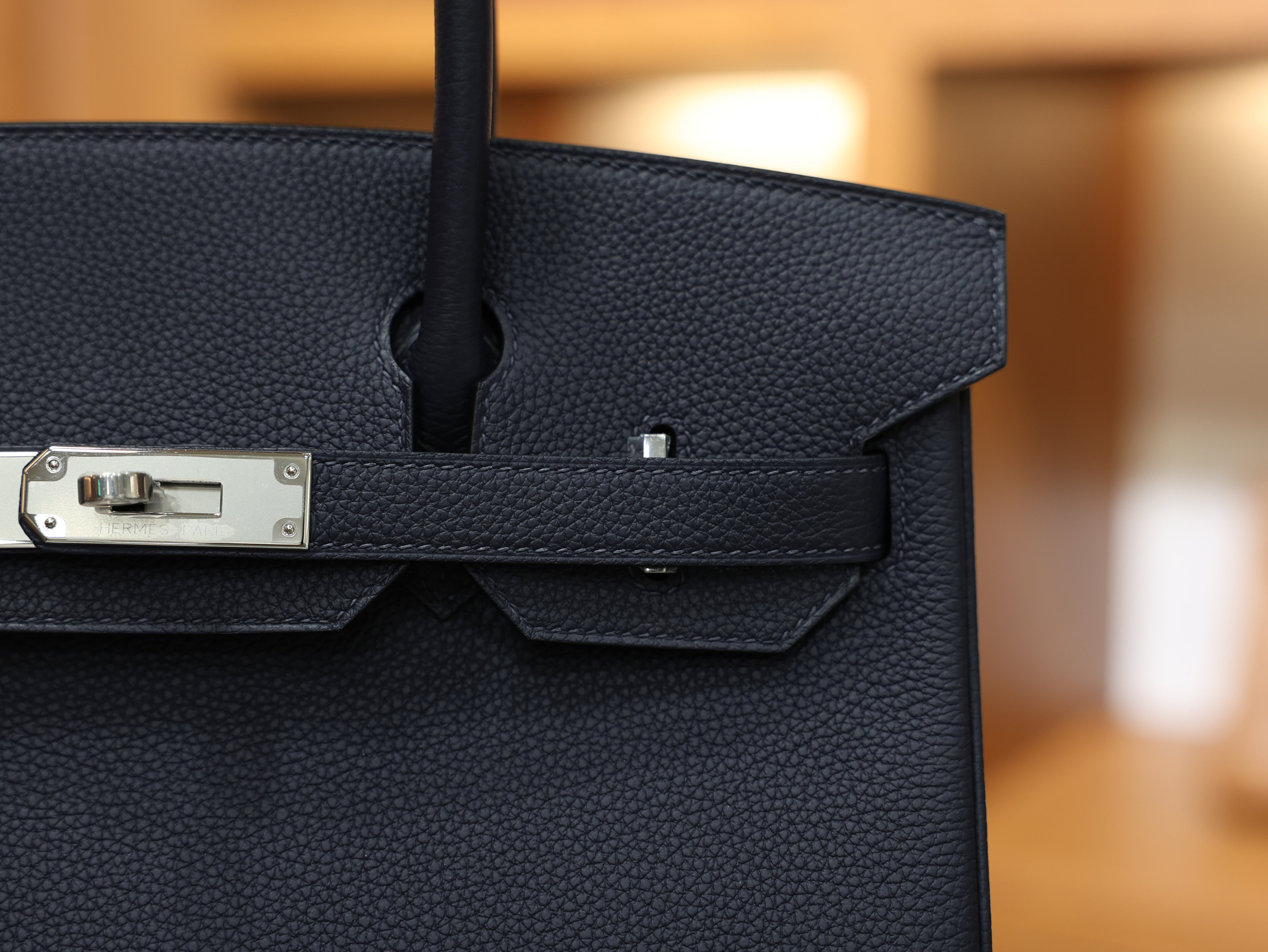 Birkin 30 togo blue nuit PHW