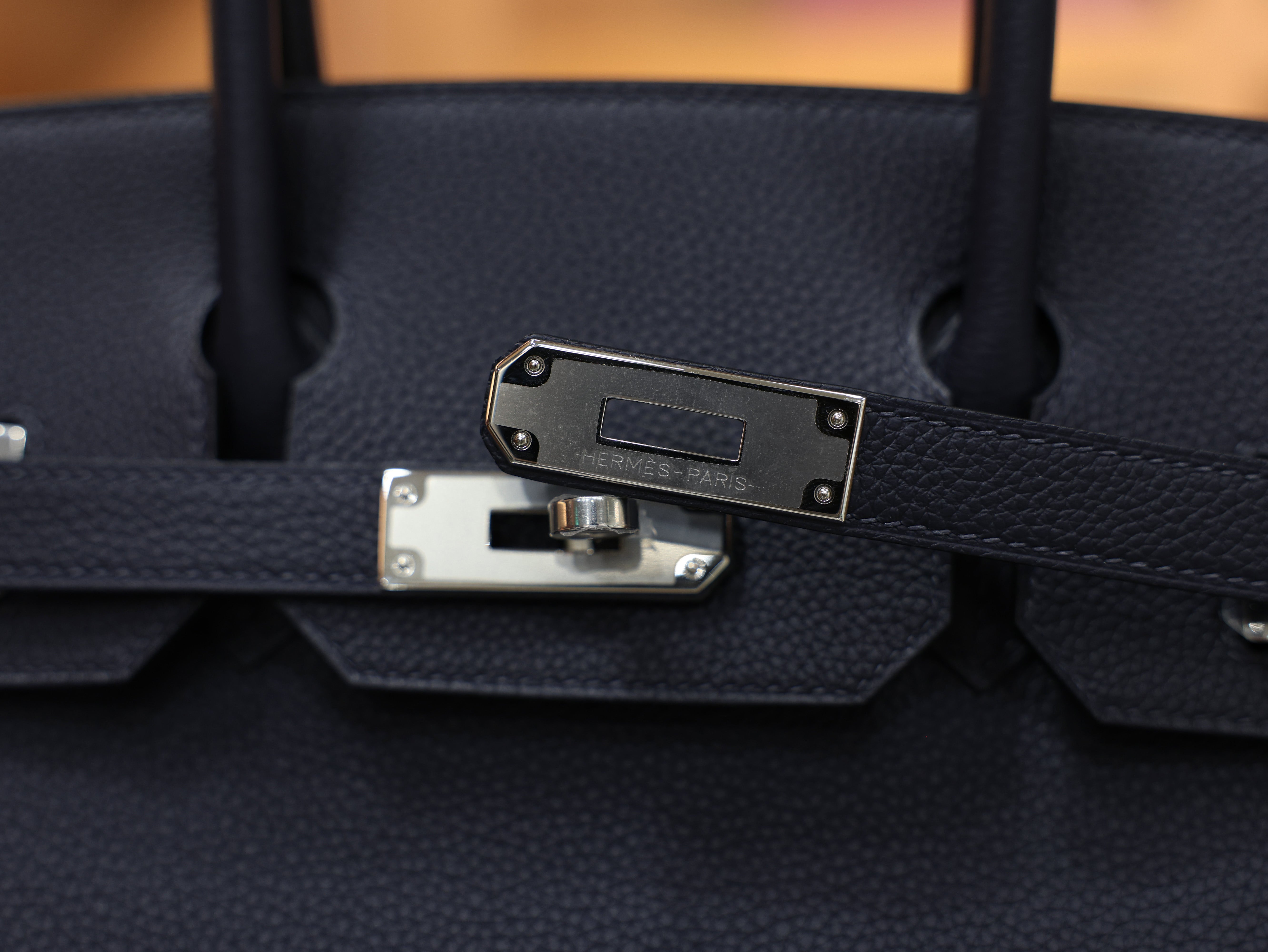 Birkin 30 togo blue nuit PHW
