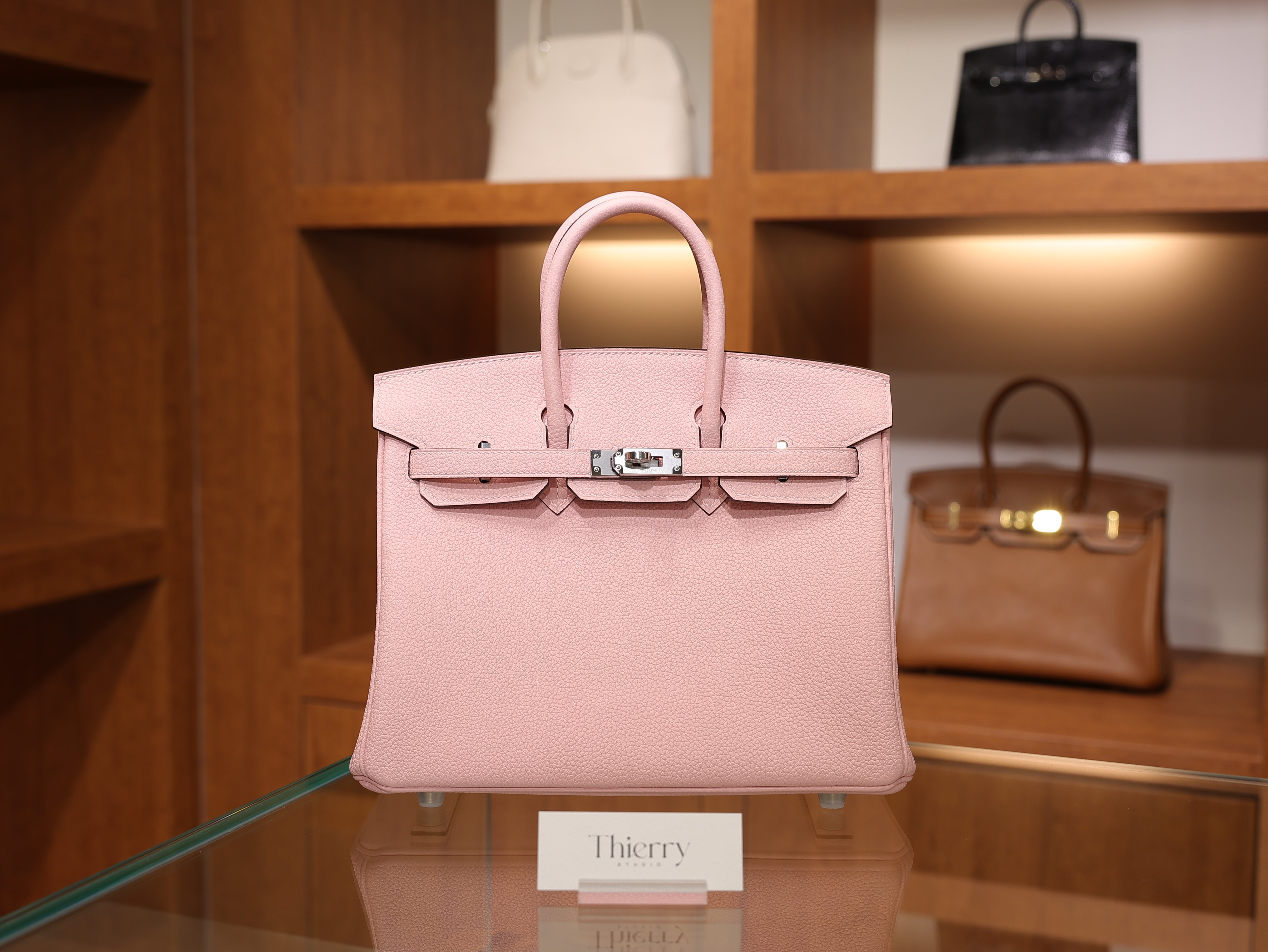 Birkin 25 togo rose sakura PHW