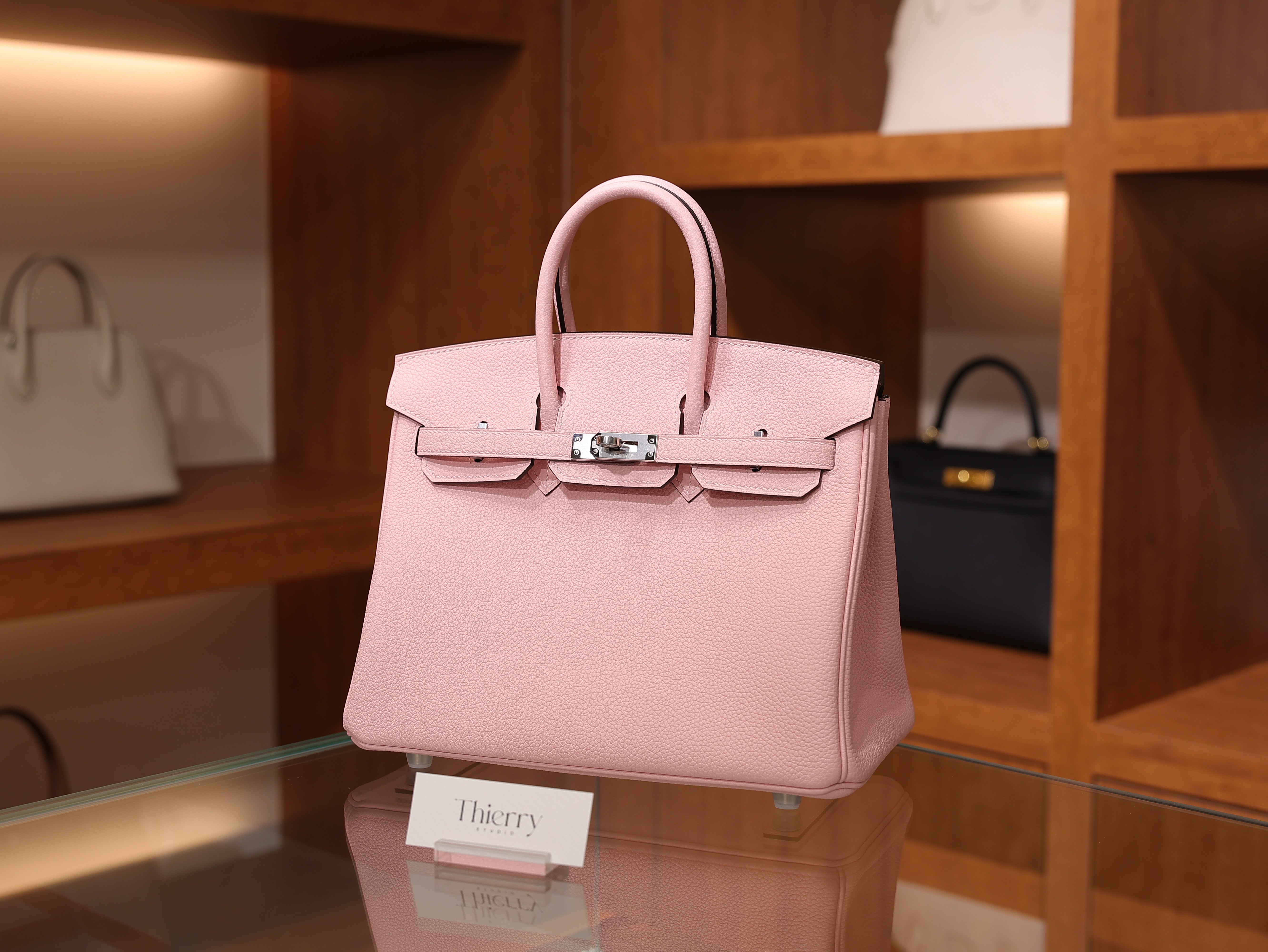 Birkin 25 togo rose sakura PHW