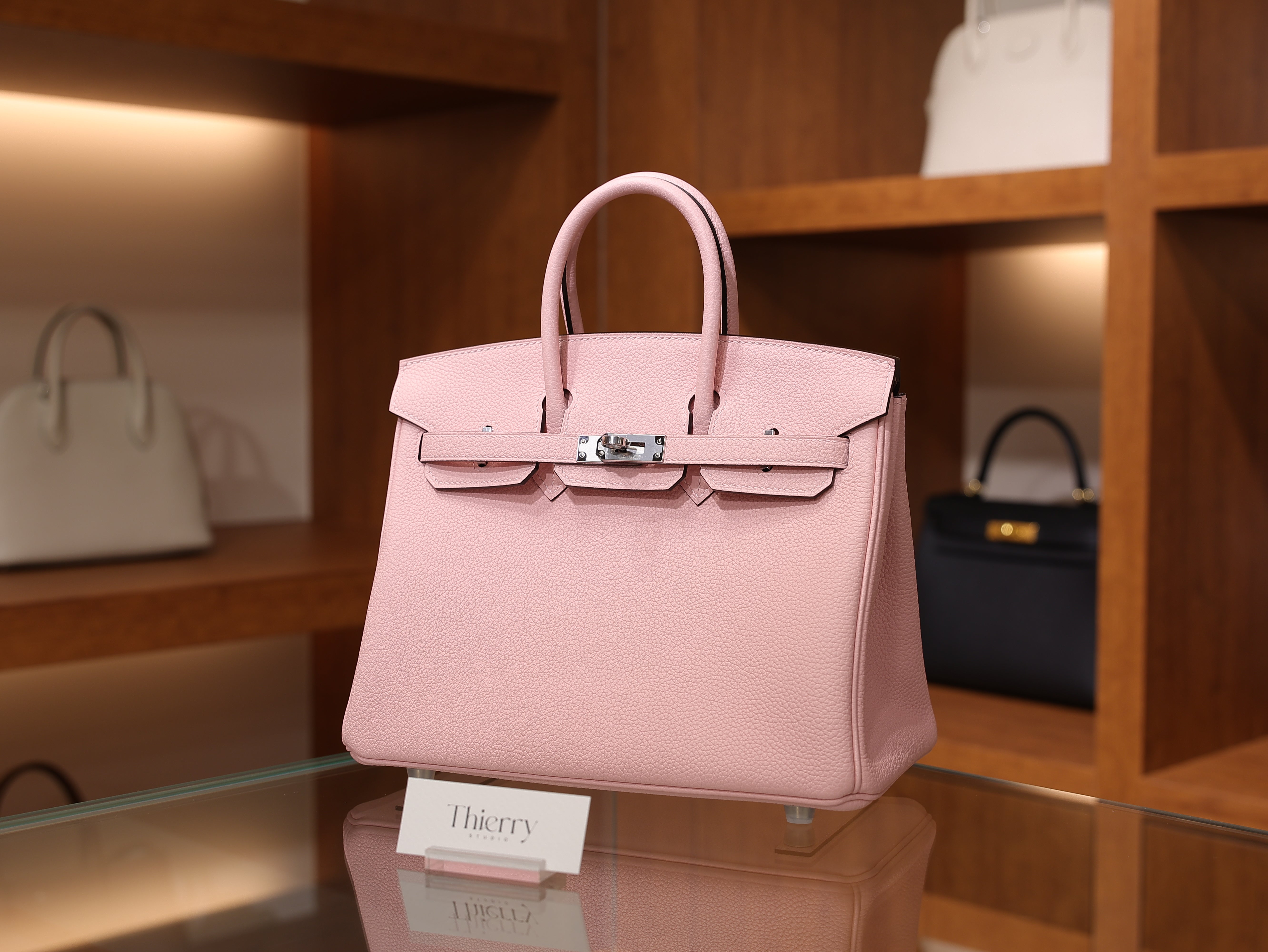 Birkin 25 togo rose sakura PHW