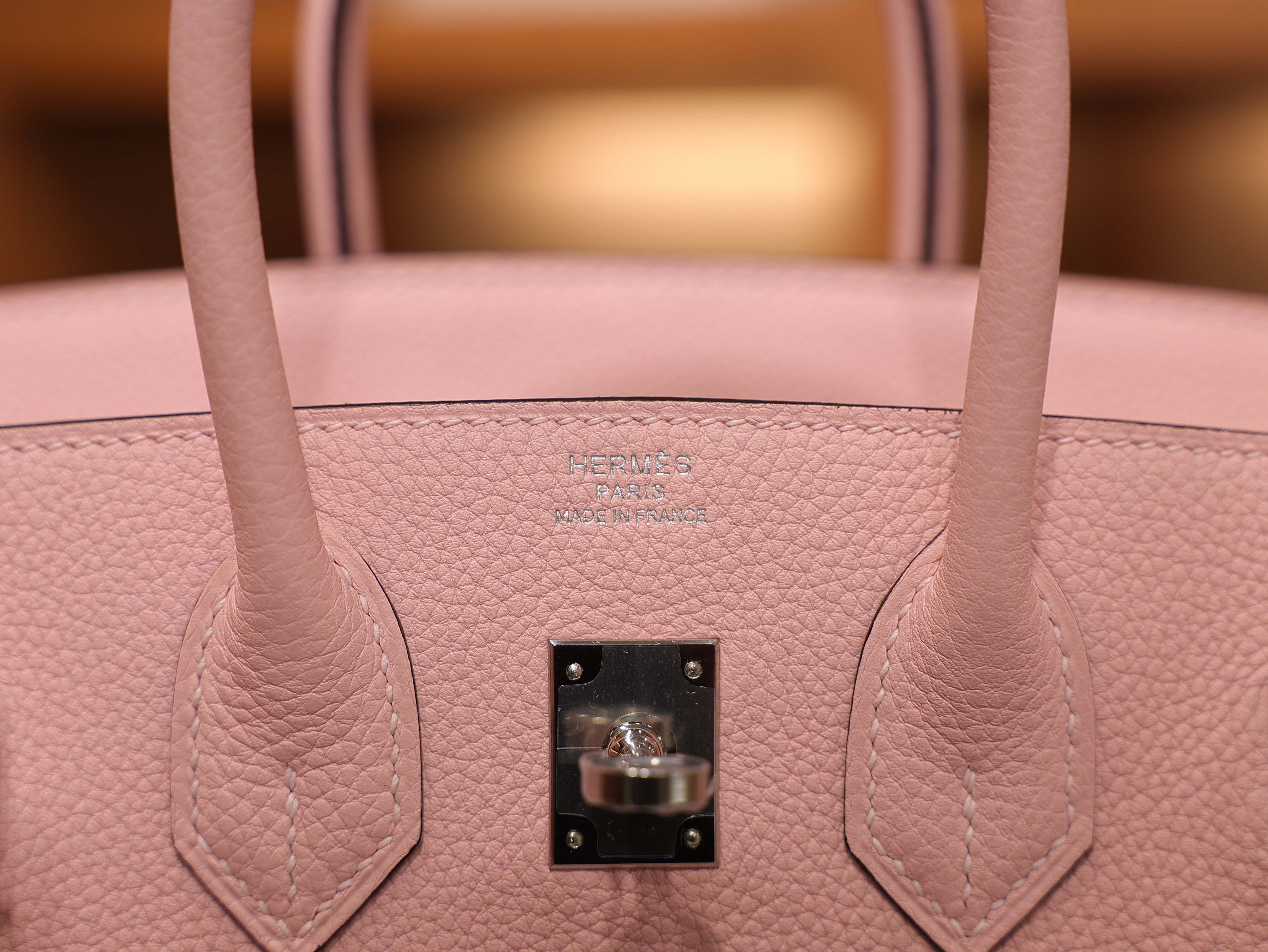 Birkin 25 togo rose sakura PHW