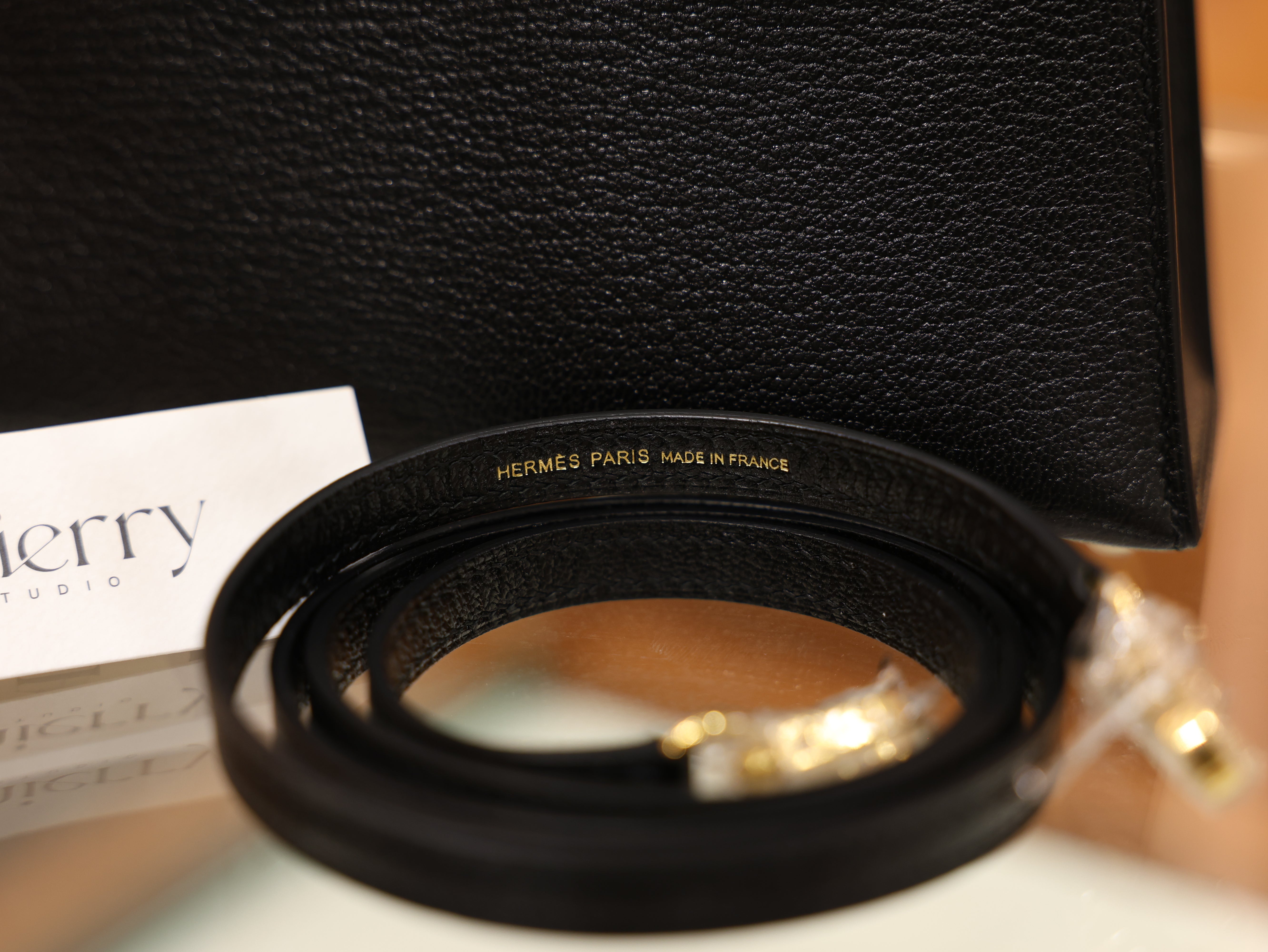 Kelly mini 2 chevre black GHW