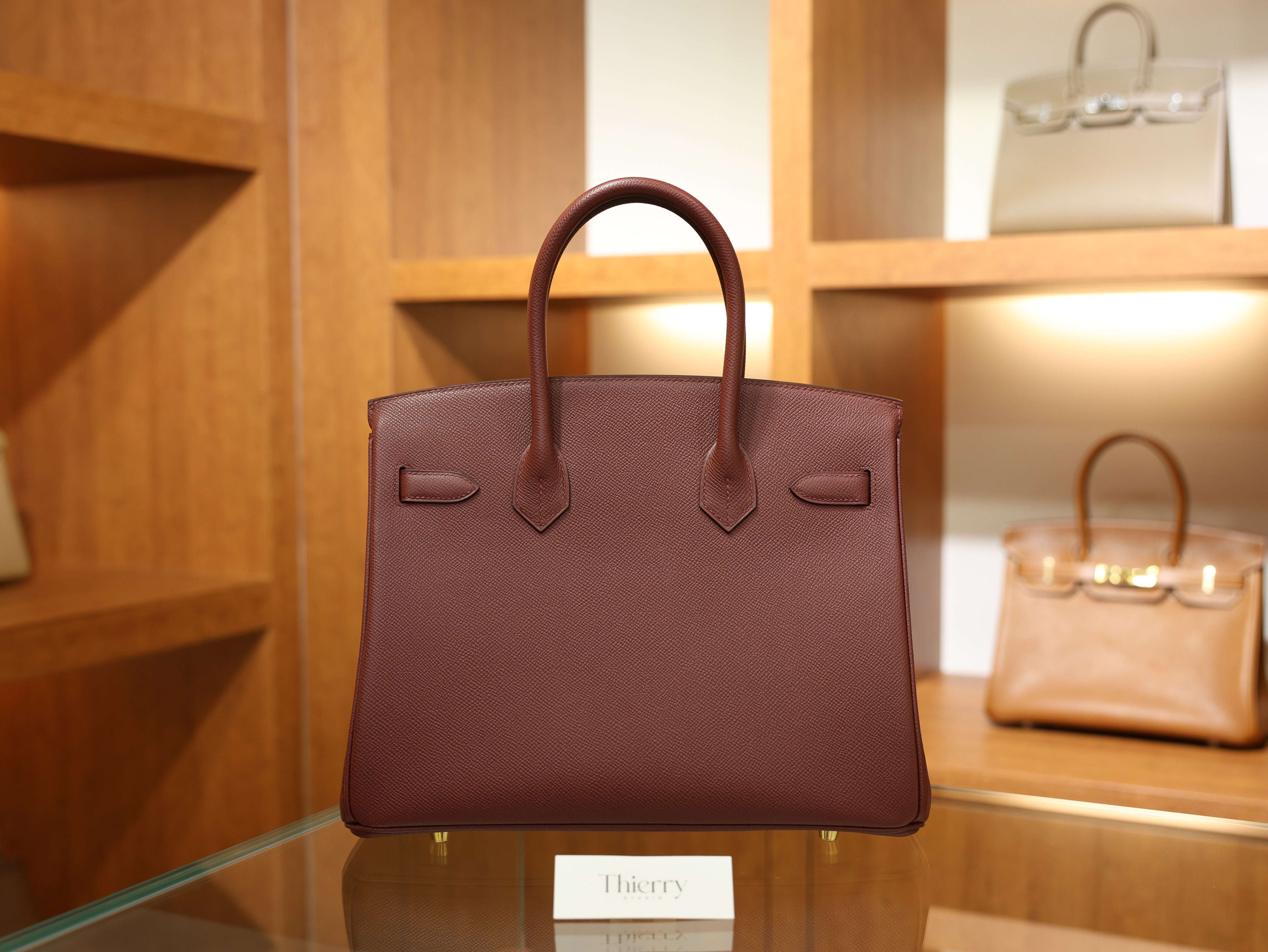 Birkin 30 epsom retourne rouge H GHW