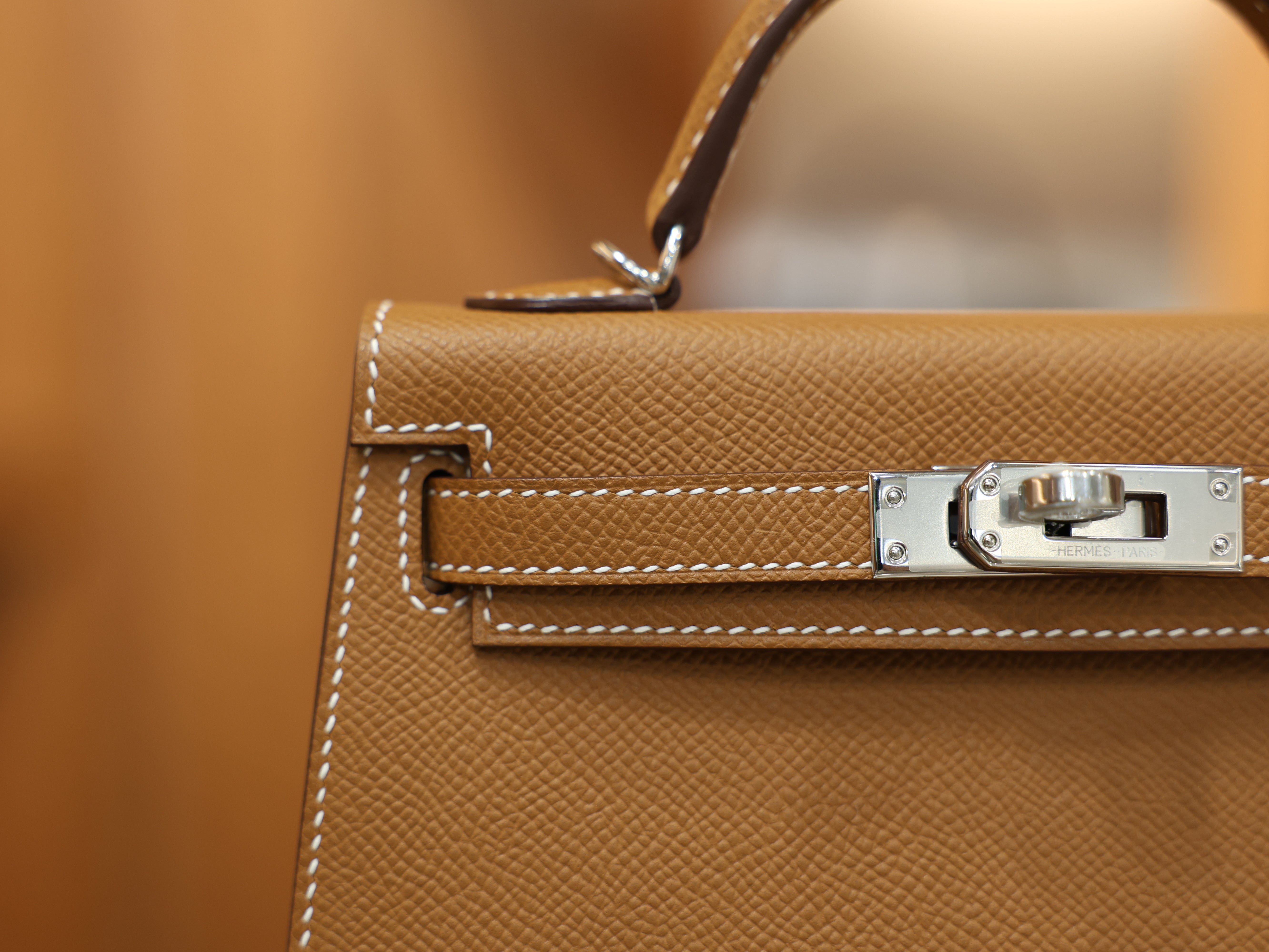 Kelly mini 2 epsom gold PHW