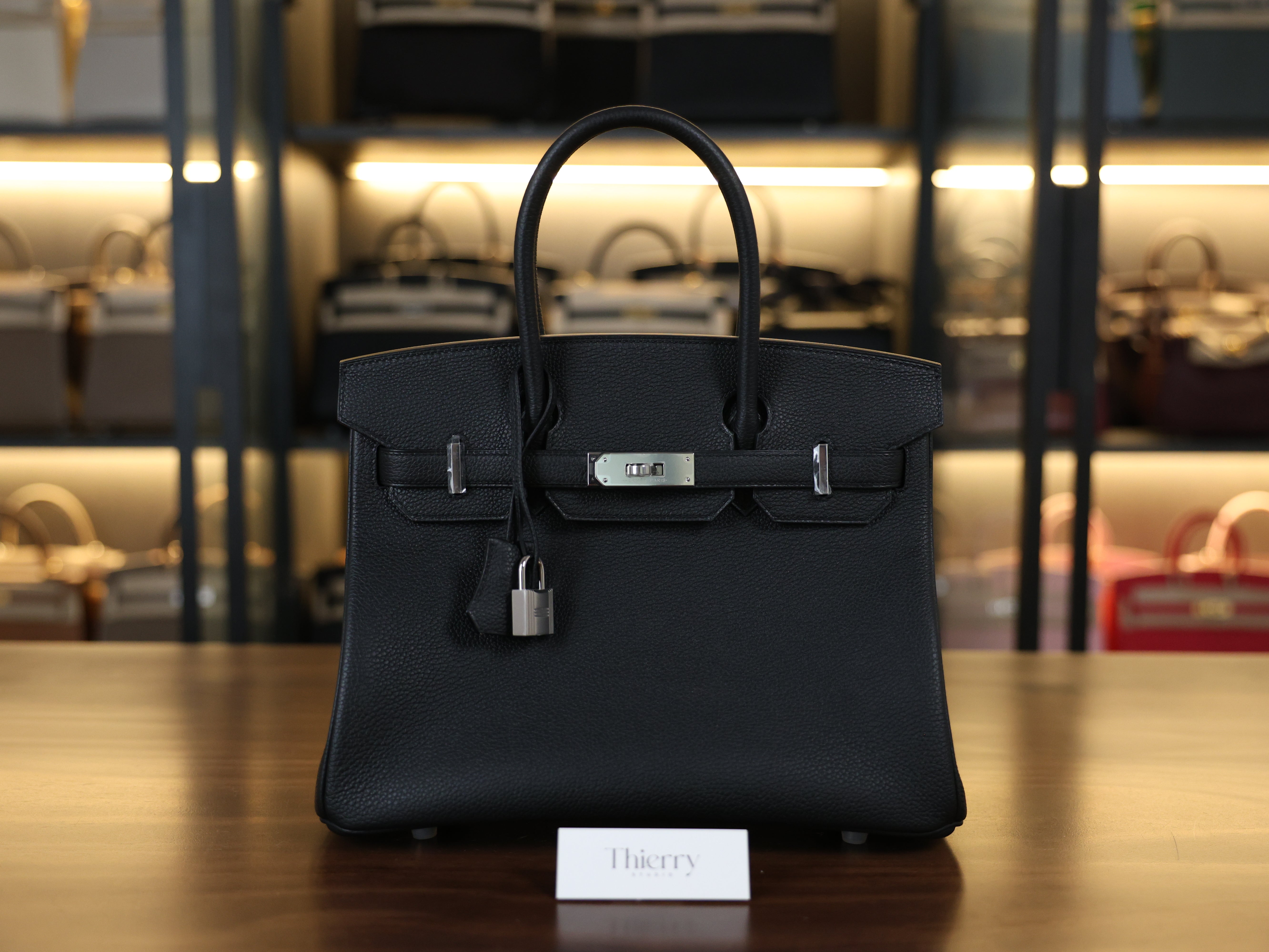 Birkin 30 togo black PHW