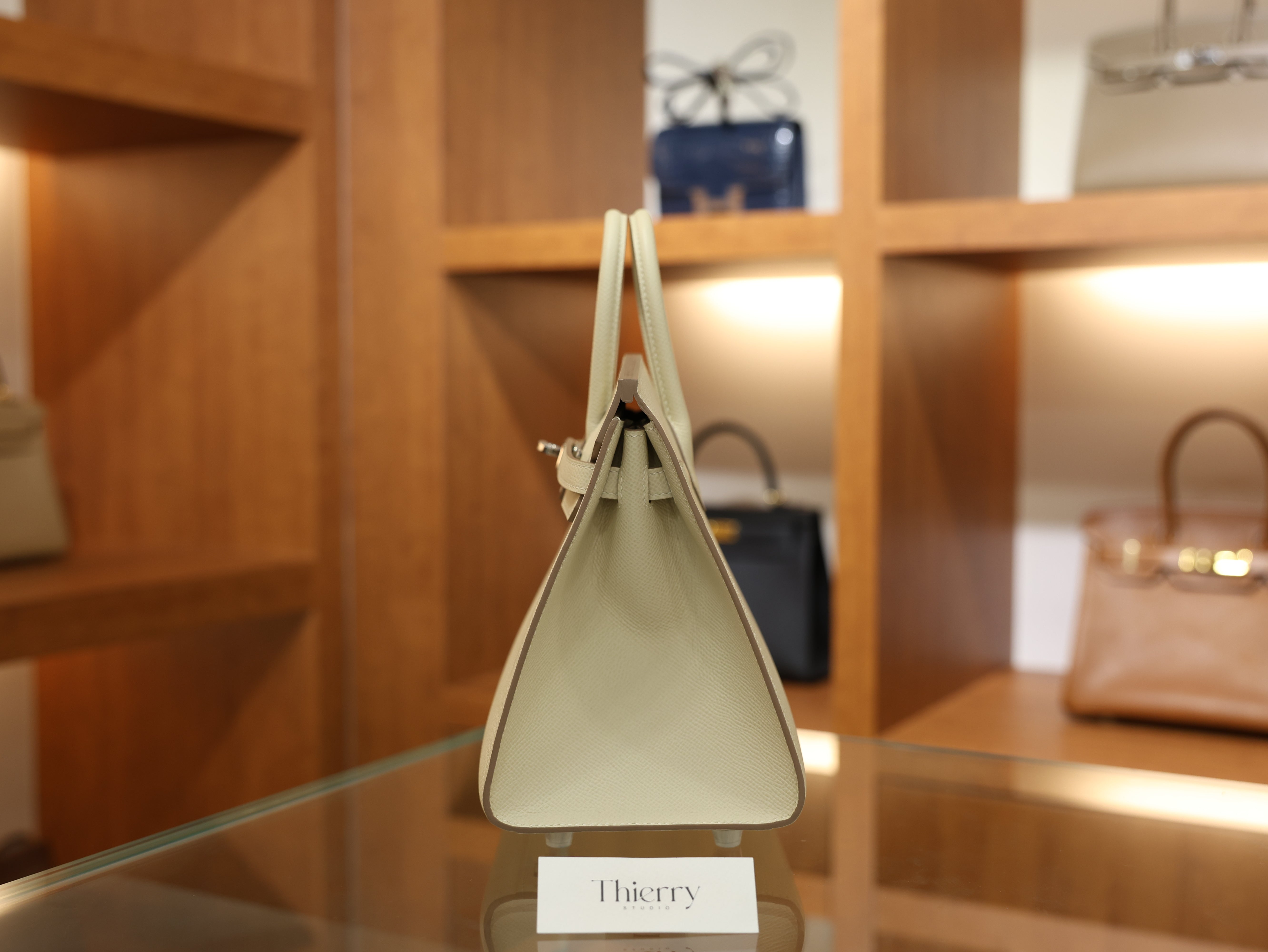 Birkin 25 epsom sellier craie PHW