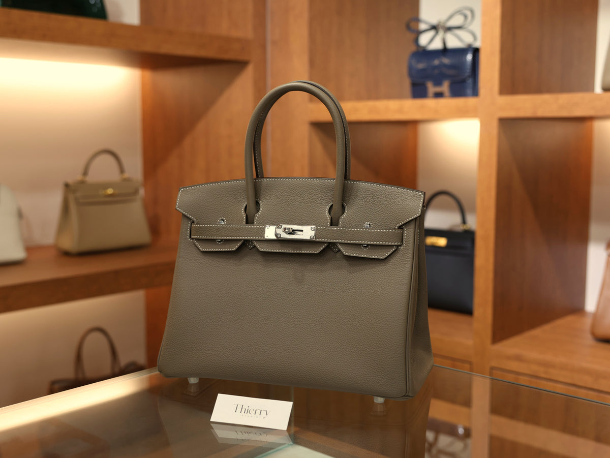 Birkin 30 togo etoupe PHW