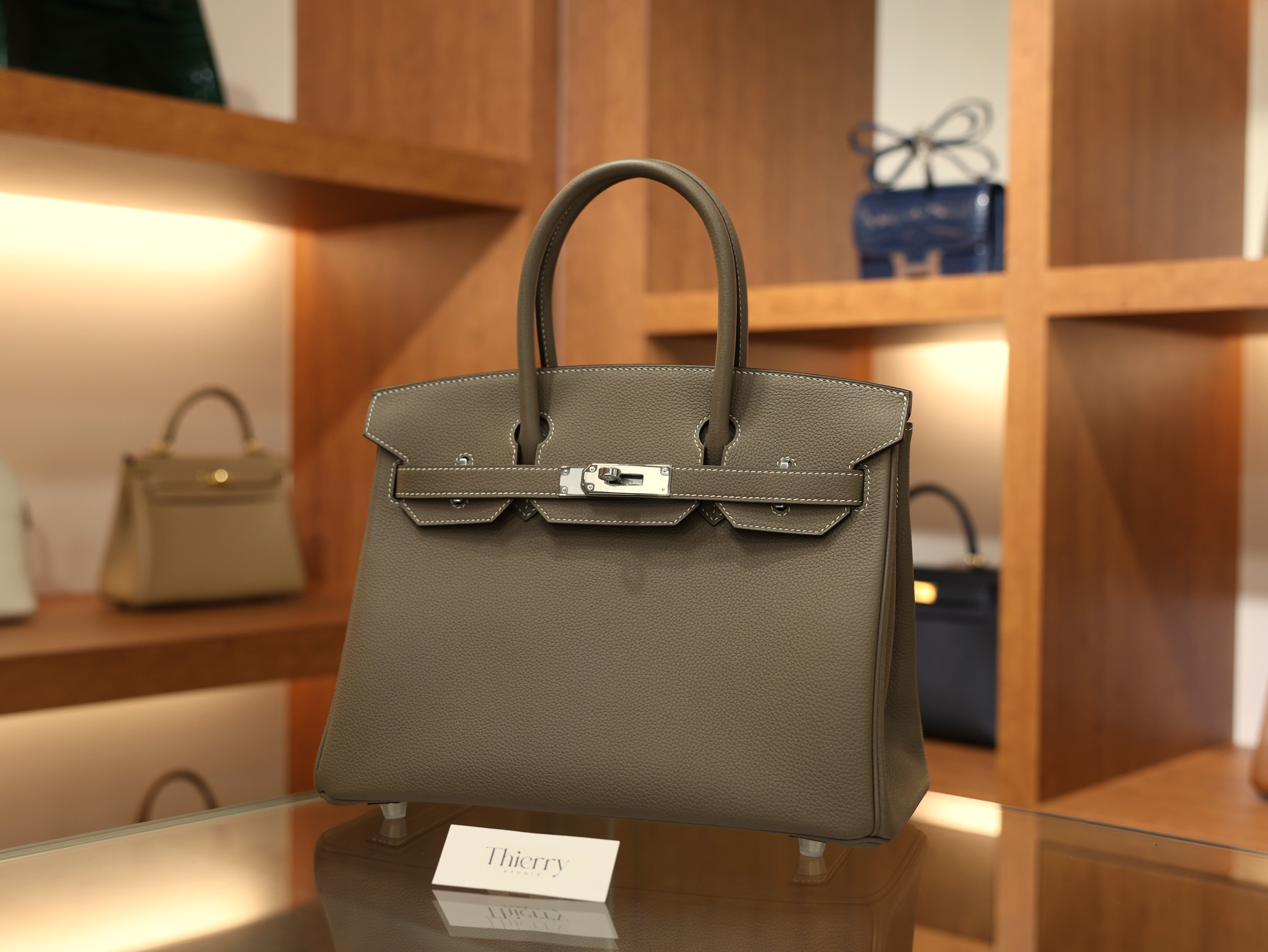 Birkin 30 togo etoupe PHW