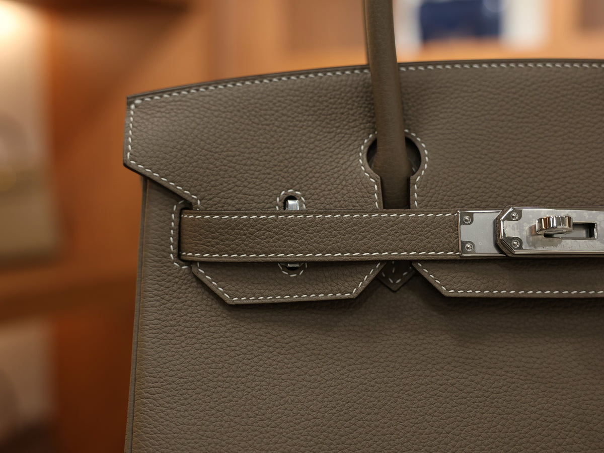 Birkin 30 togo etoupe PHW