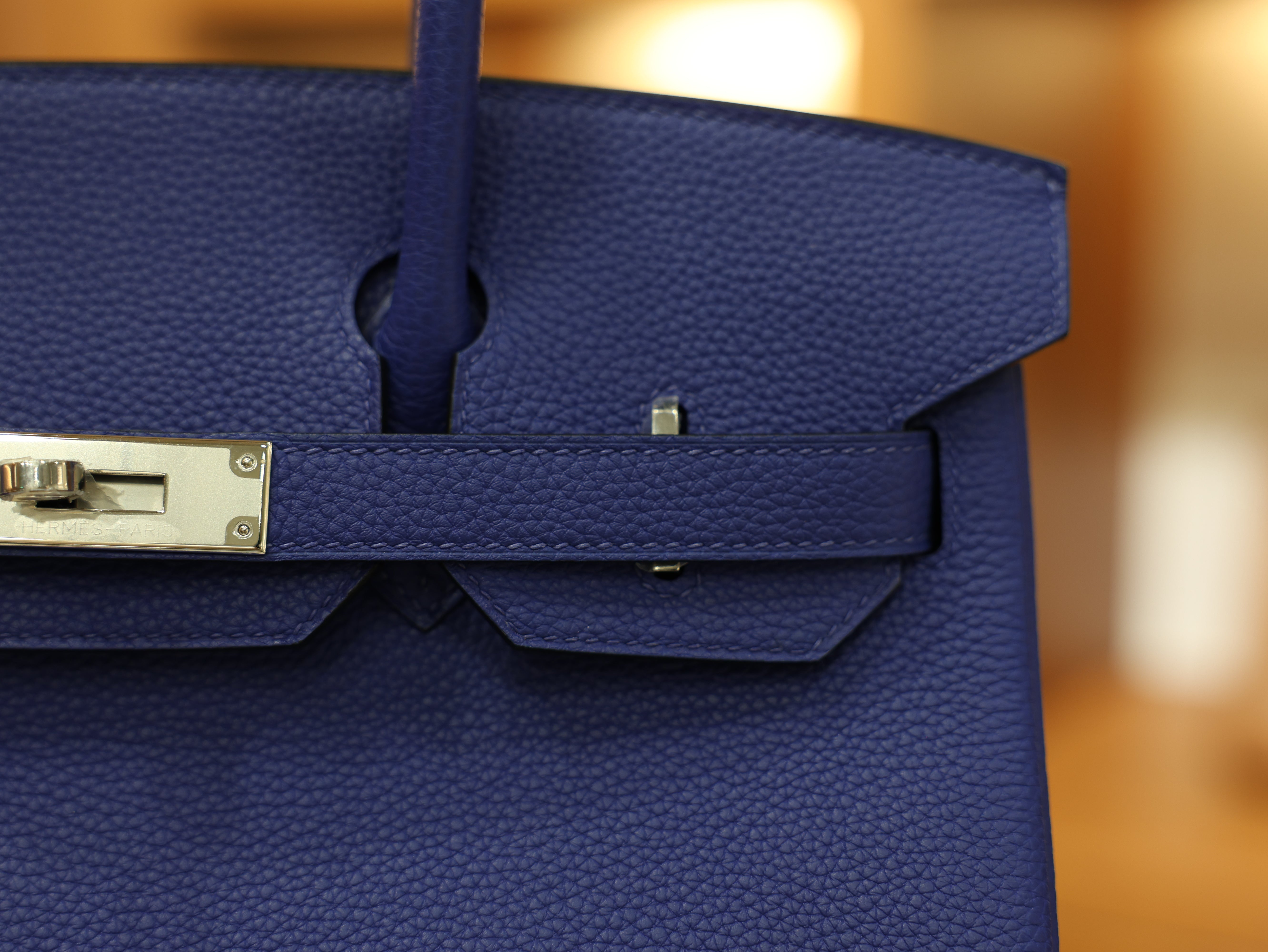 Birkin 30 togo blue electric PHW