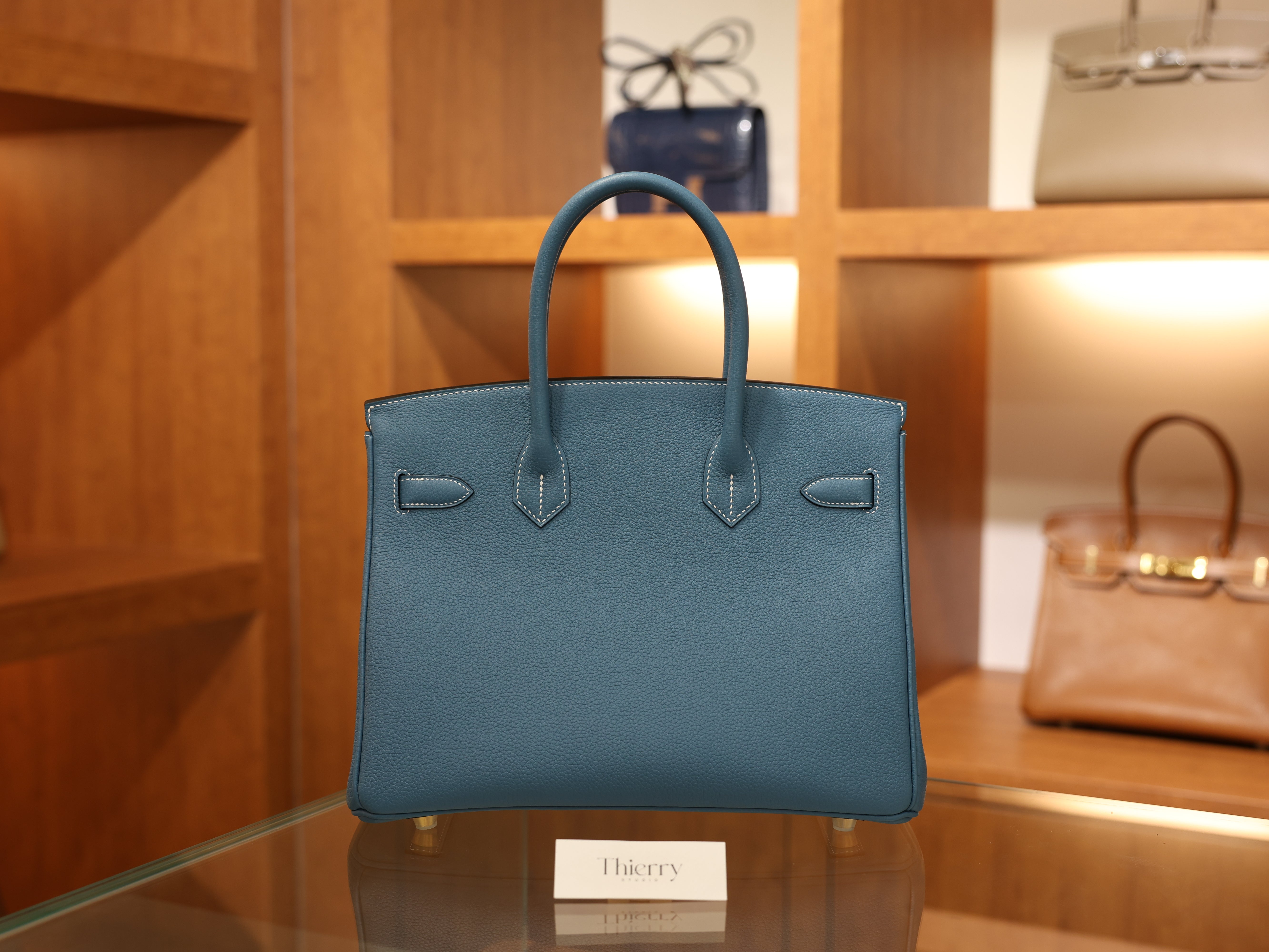 Birkin 30 togo blue jean GHW