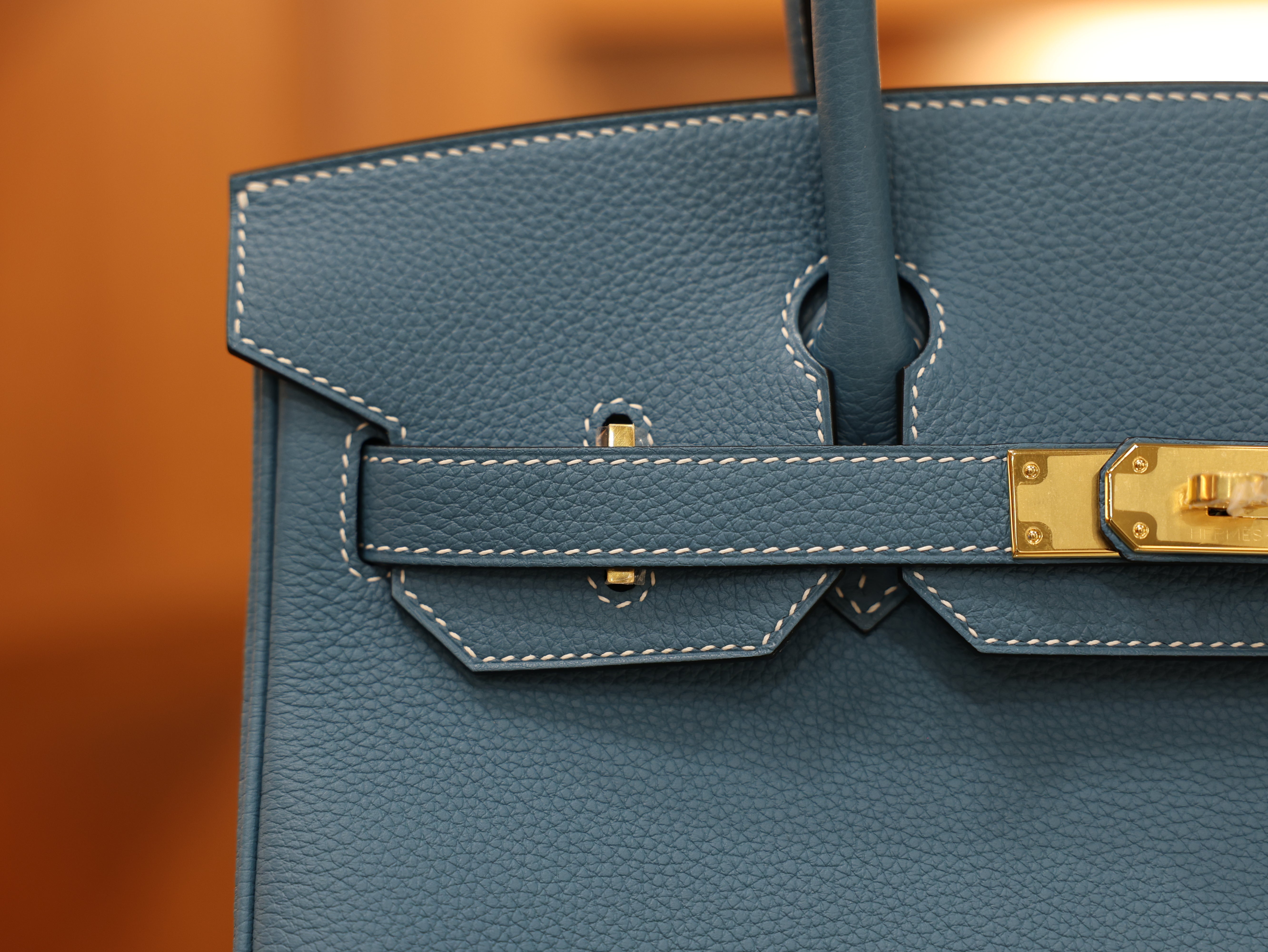 Birkin 30 togo blue jean GHW