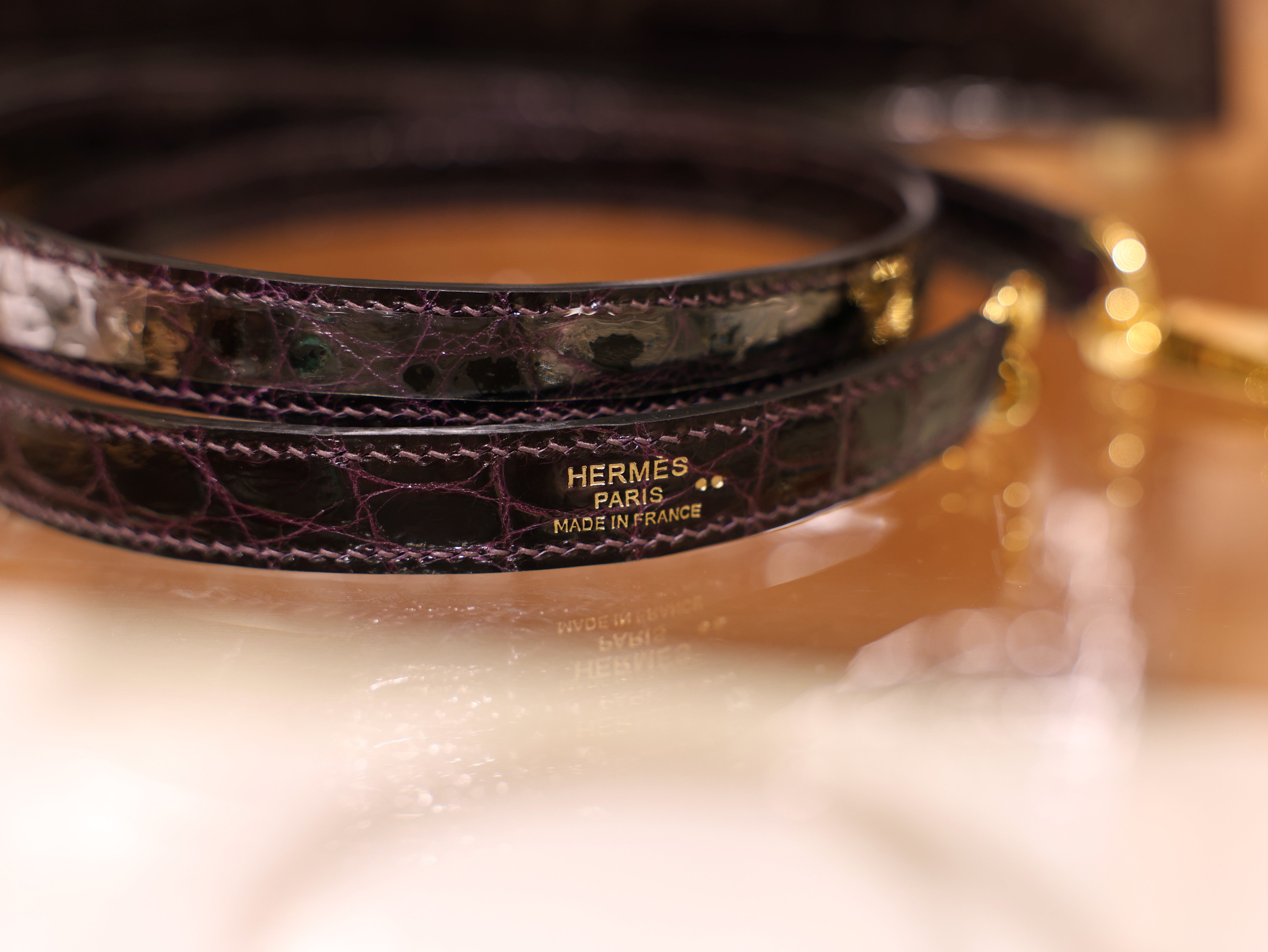 Kelly 25 shiny niloticus aubergine