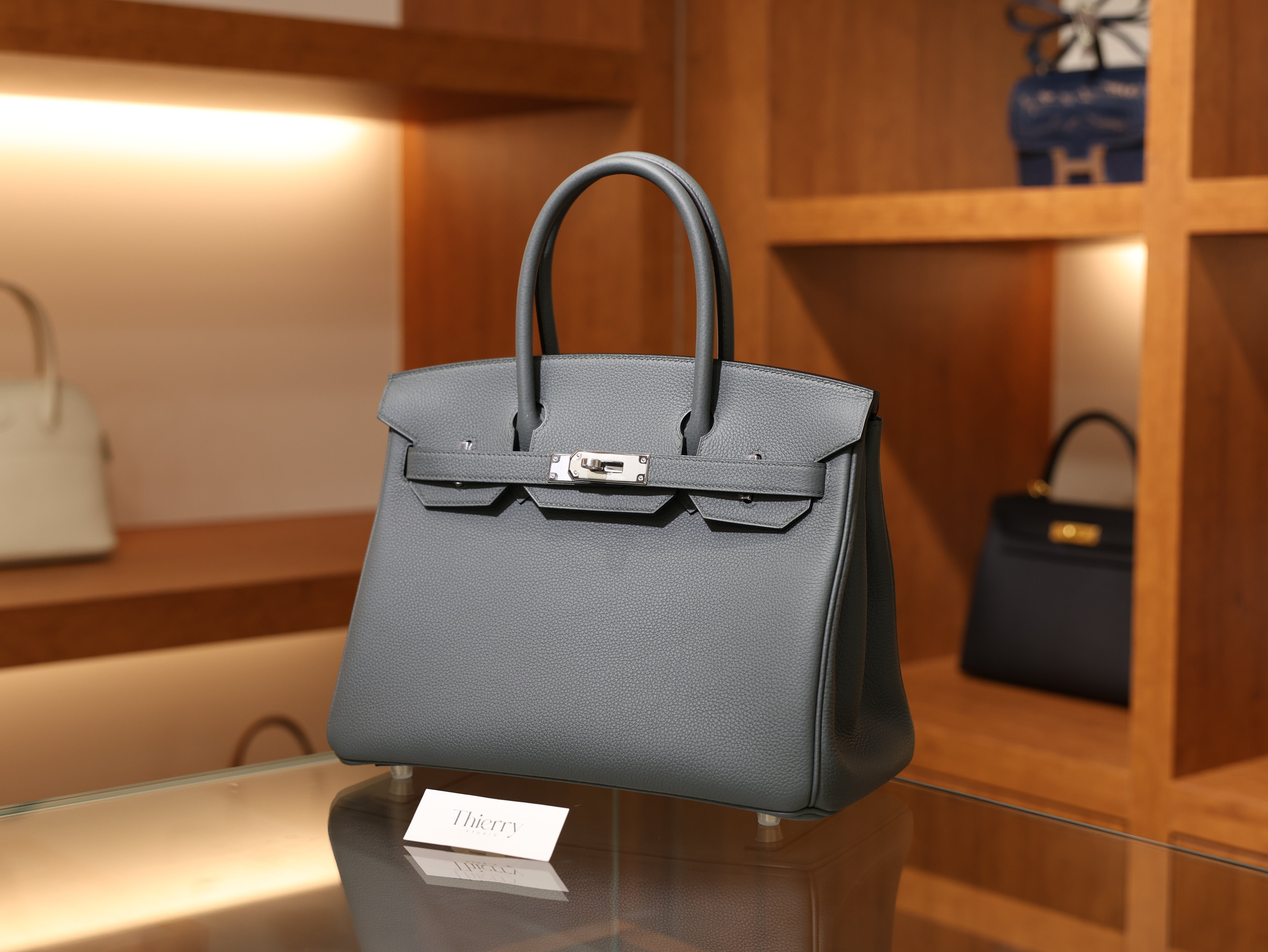Birkin 30 togo vert amande PHW
