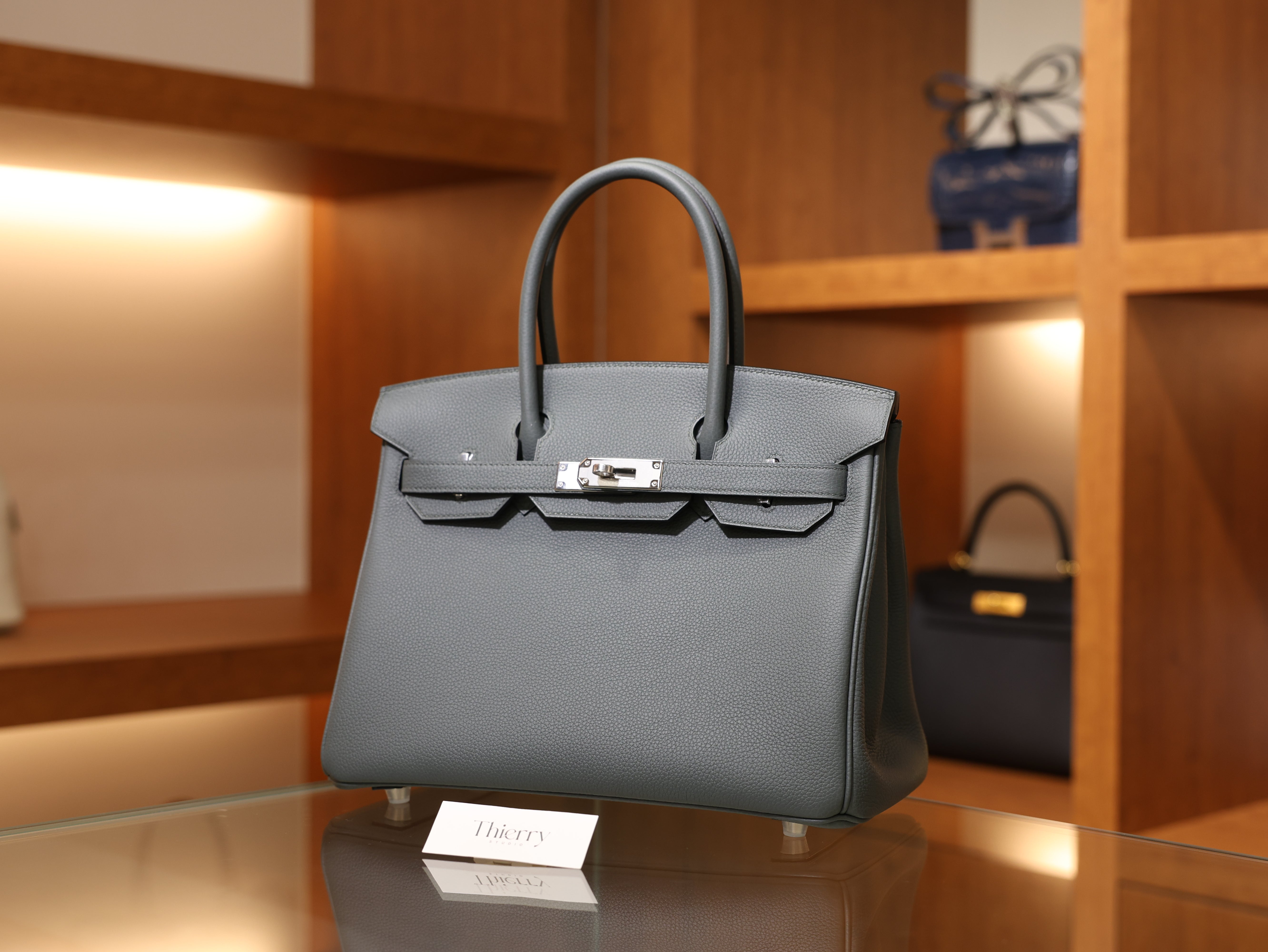 Birkin 30 togo vert amande PHW
