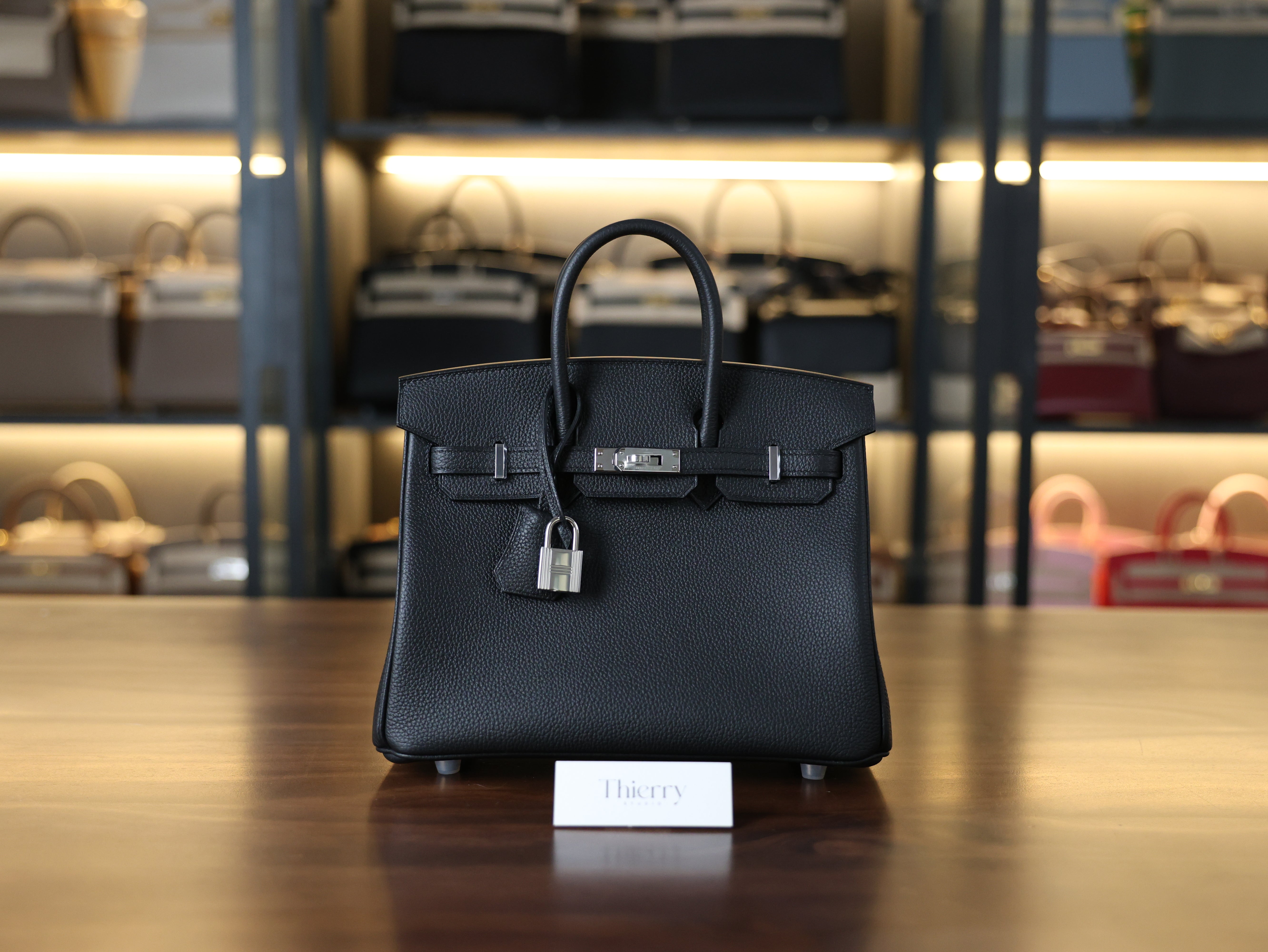 Birkin 25 togo black PHW