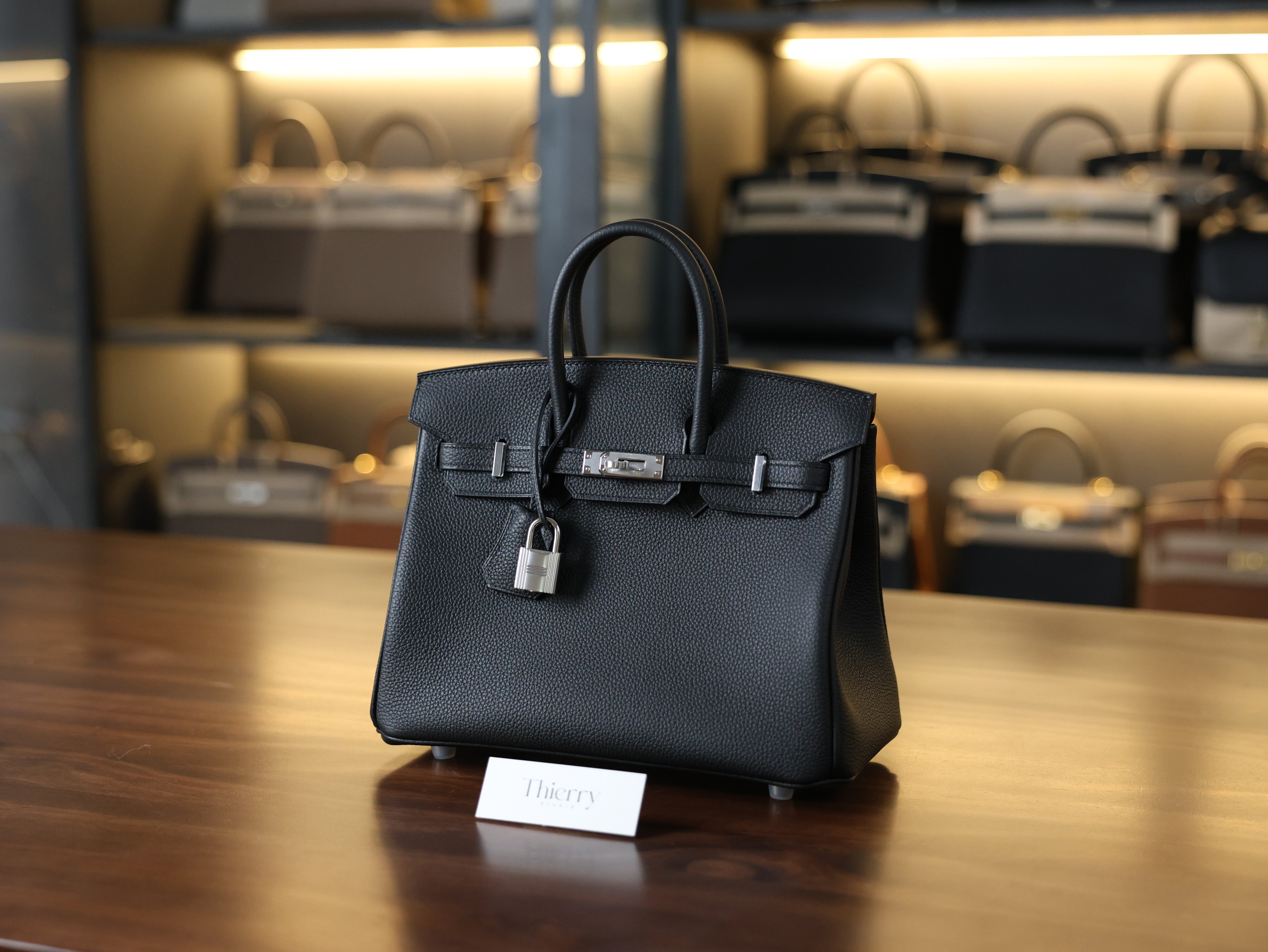 Birkin 25 togo black PHW