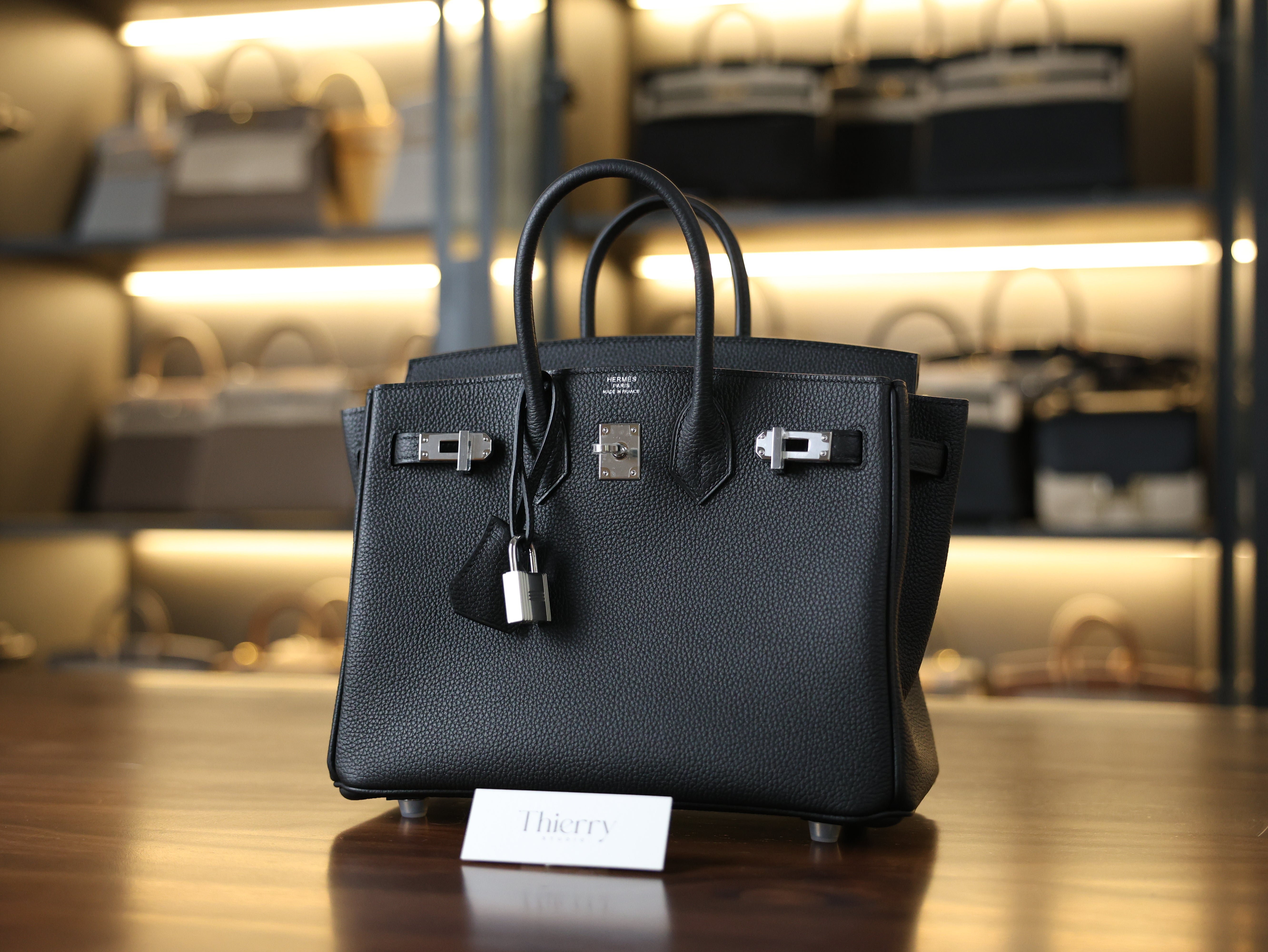 Birkin 25 togo black PHW