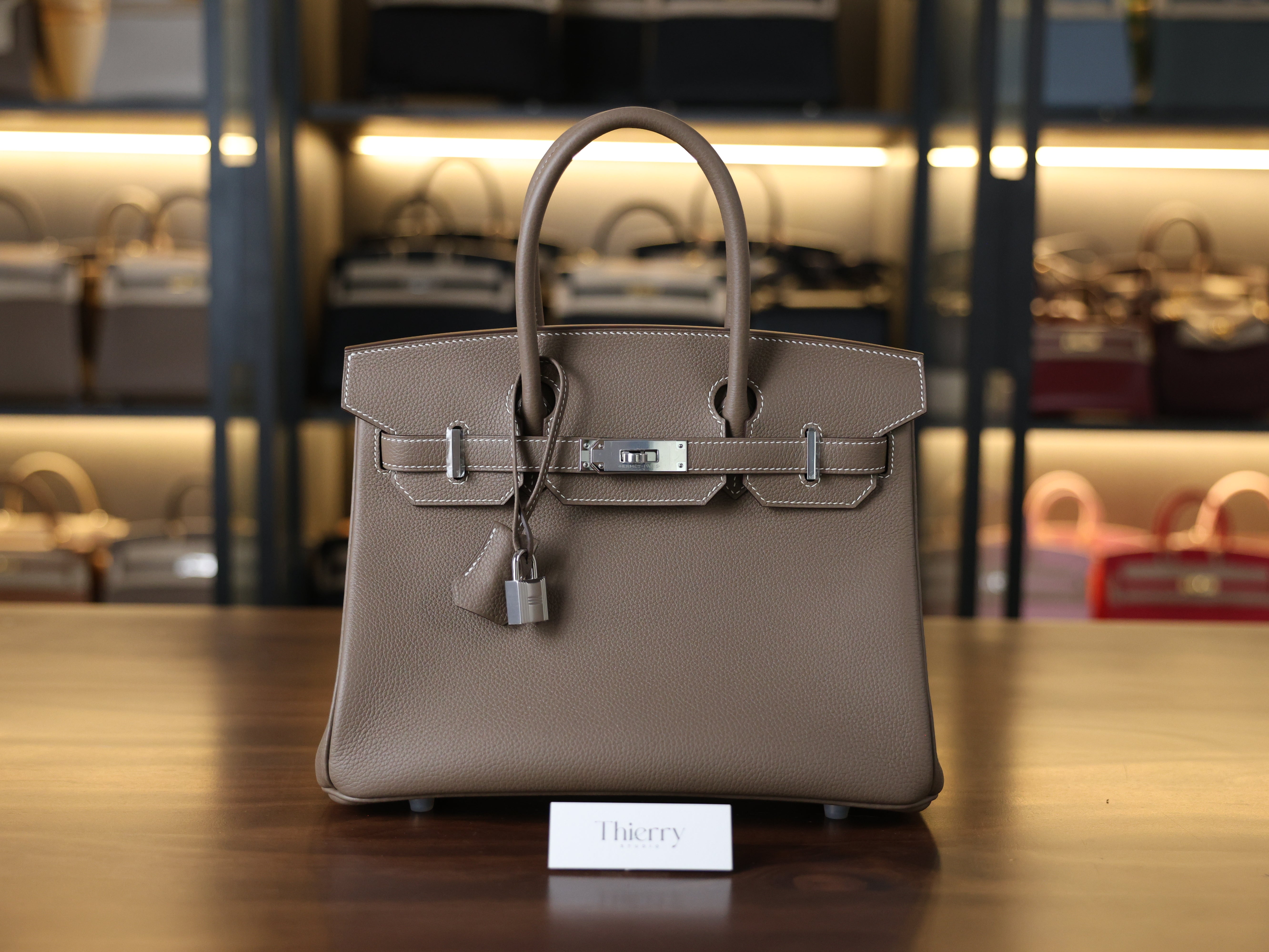 Birkin 30 togo etoupe PHW