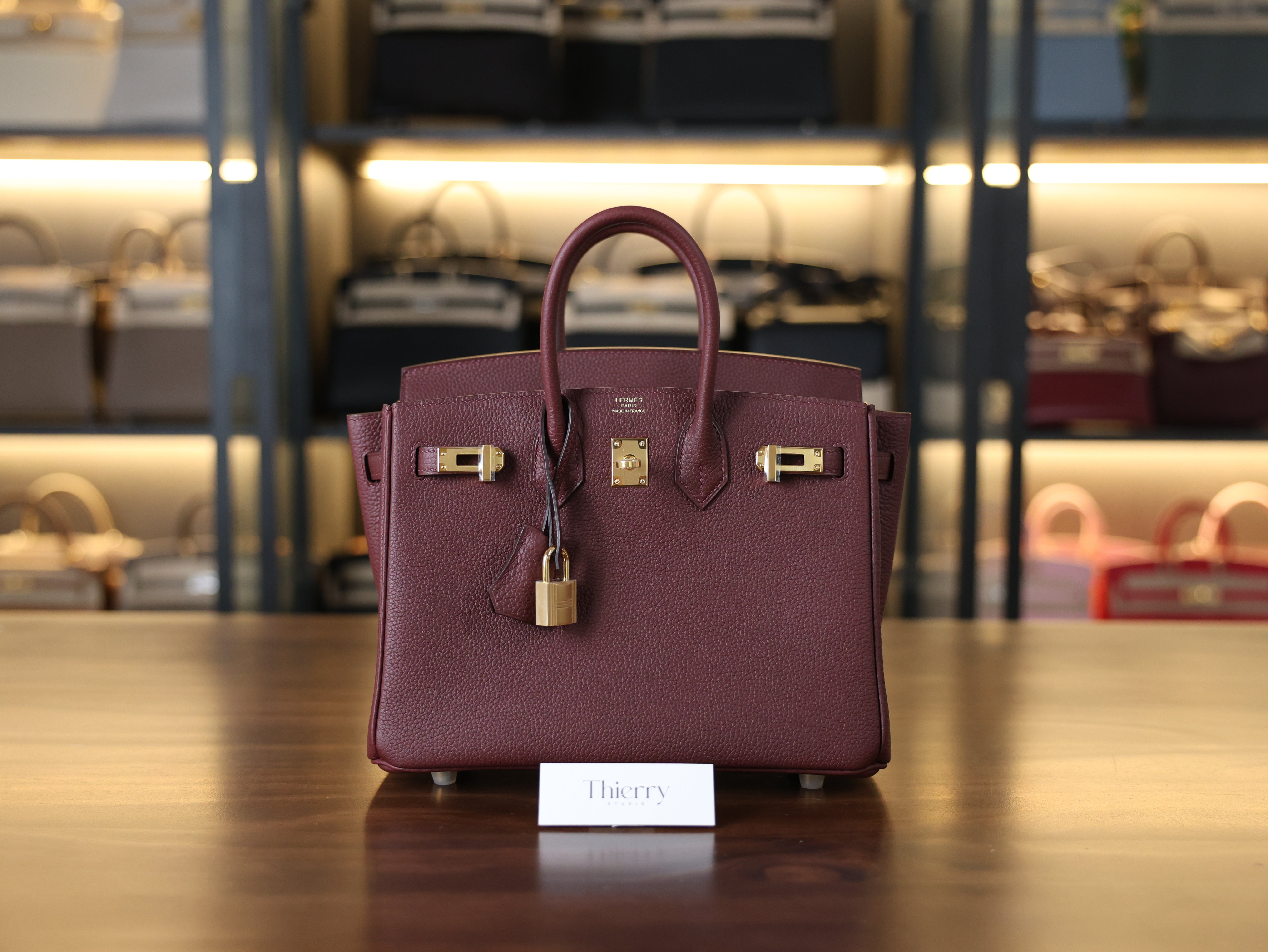 Birkin 25 togo rouge H GHW