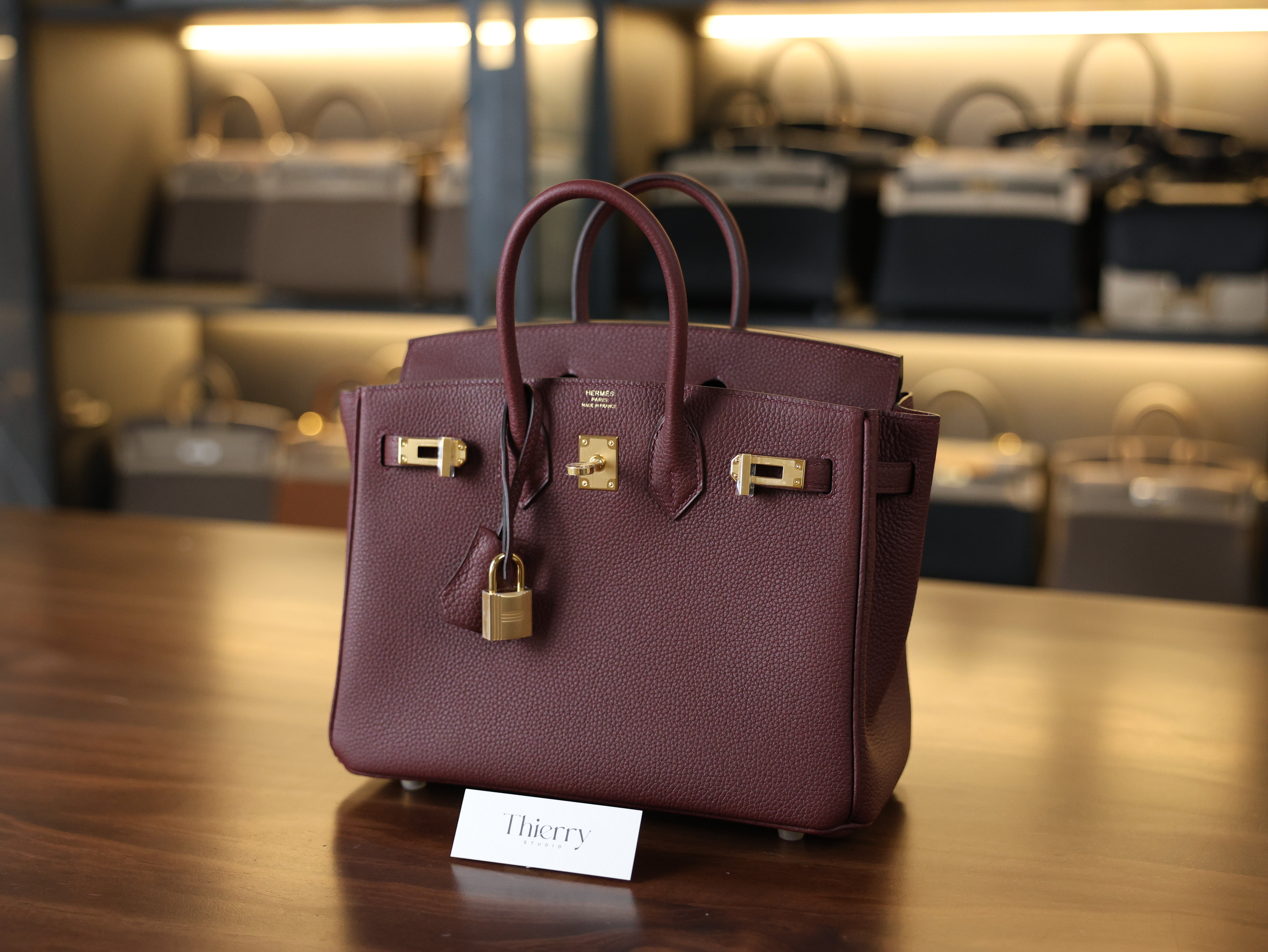 Birkin 25 togo rouge H GHW