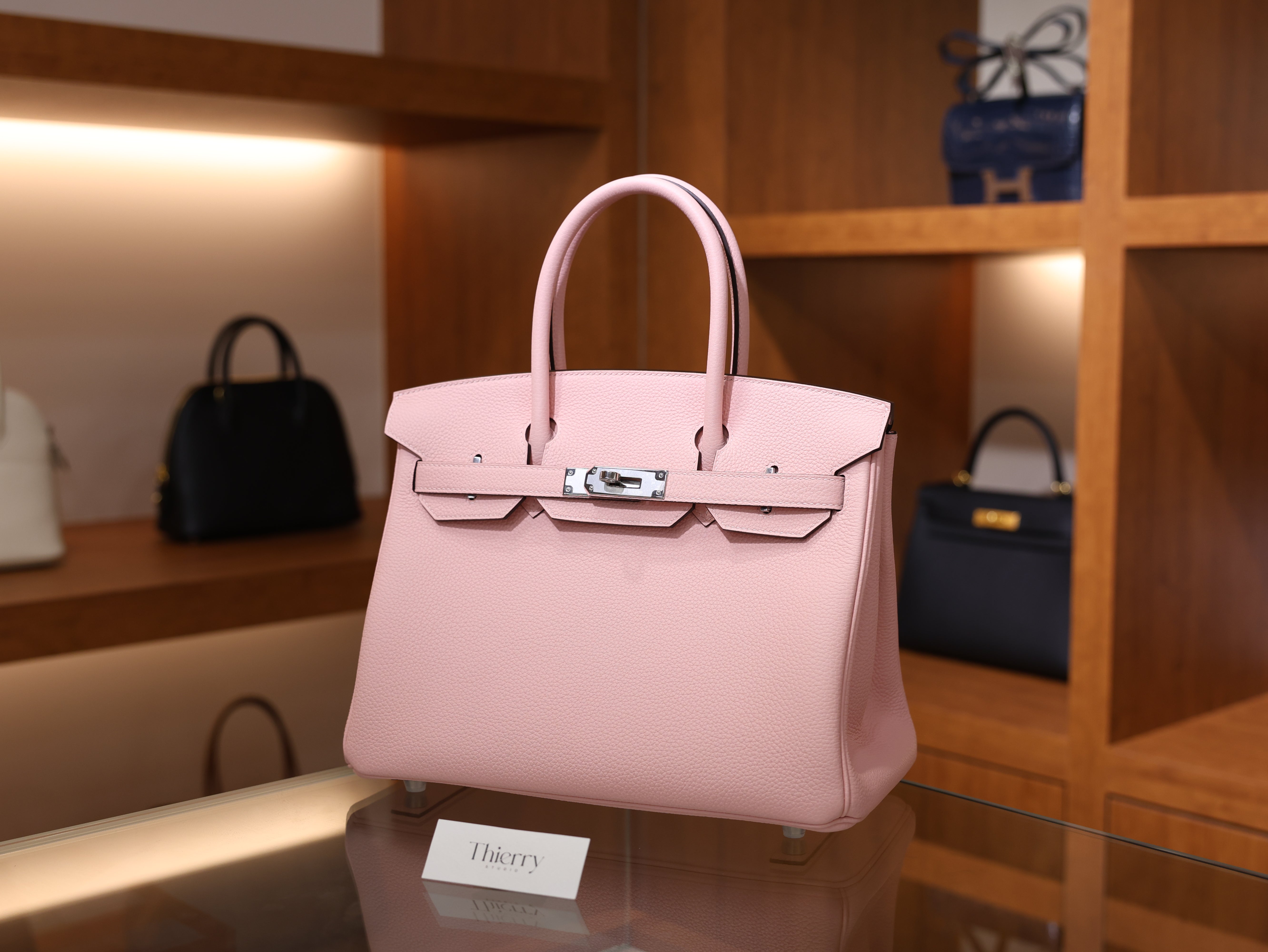Birkin 30 togo rose sakura PHW
