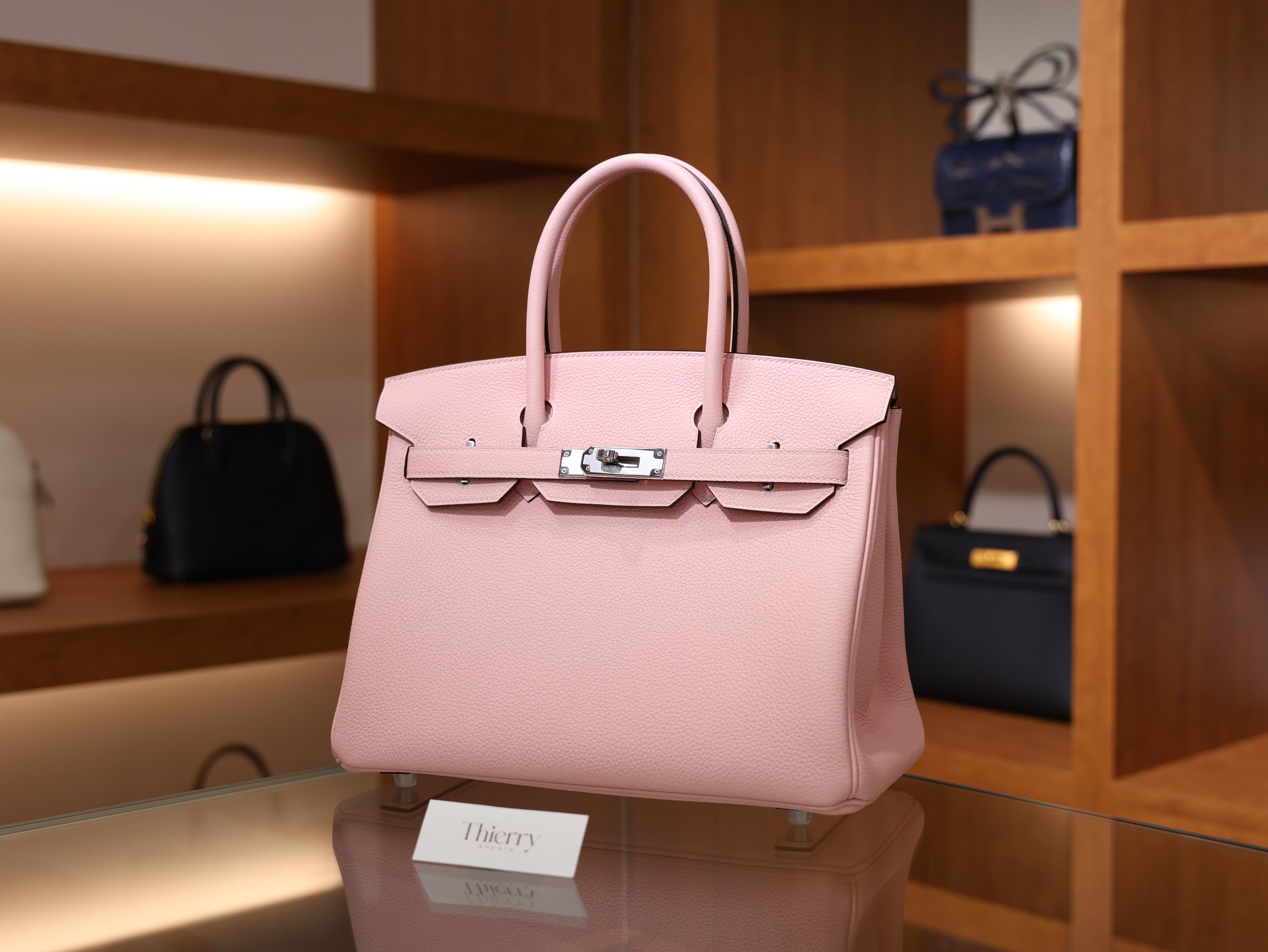 Birkin 30 togo rose sakura PHW