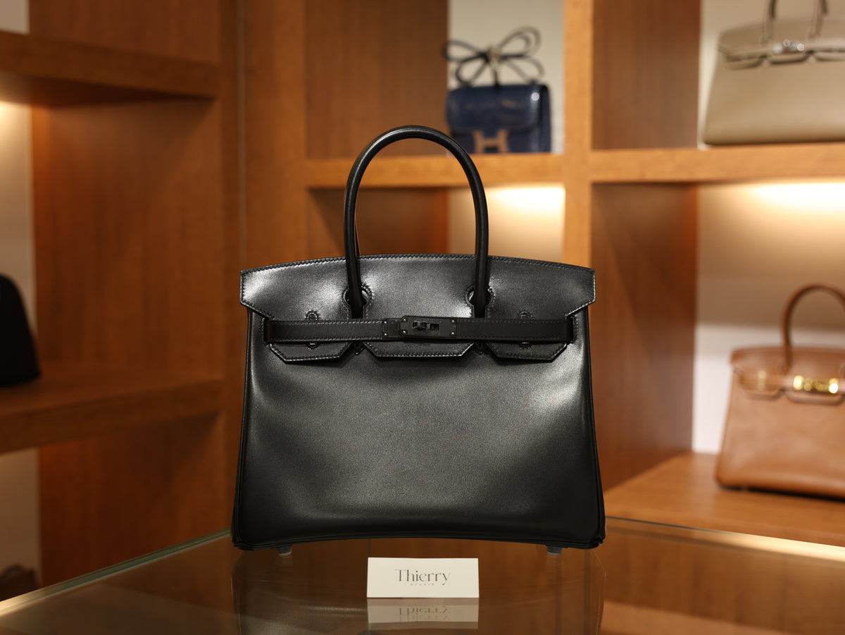 Birkin 30 retourne So black