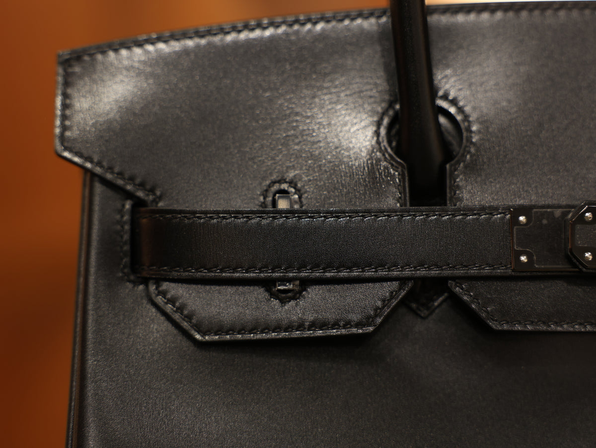 Birkin 30 retourne So black