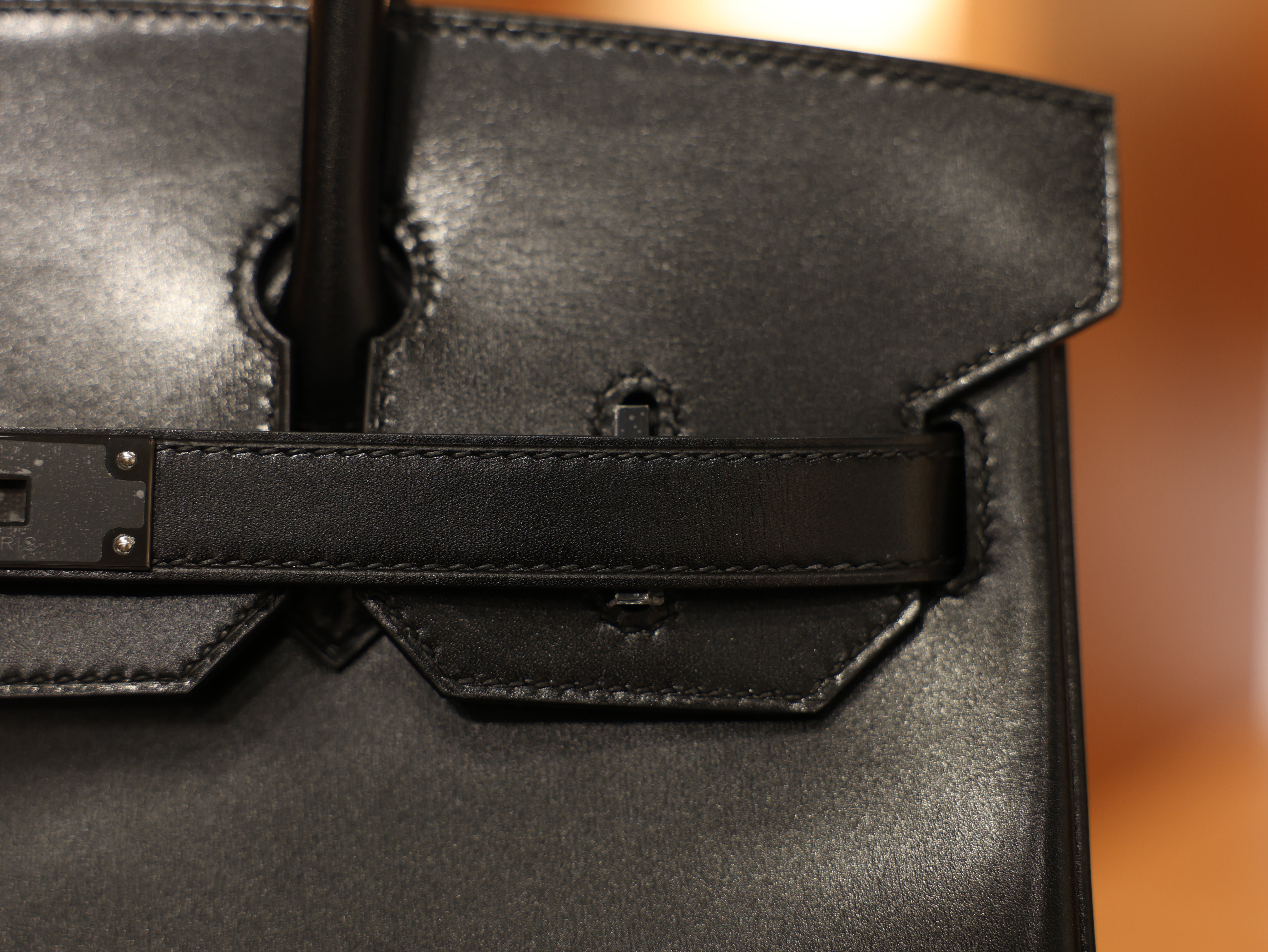 Birkin 30 retourne So black