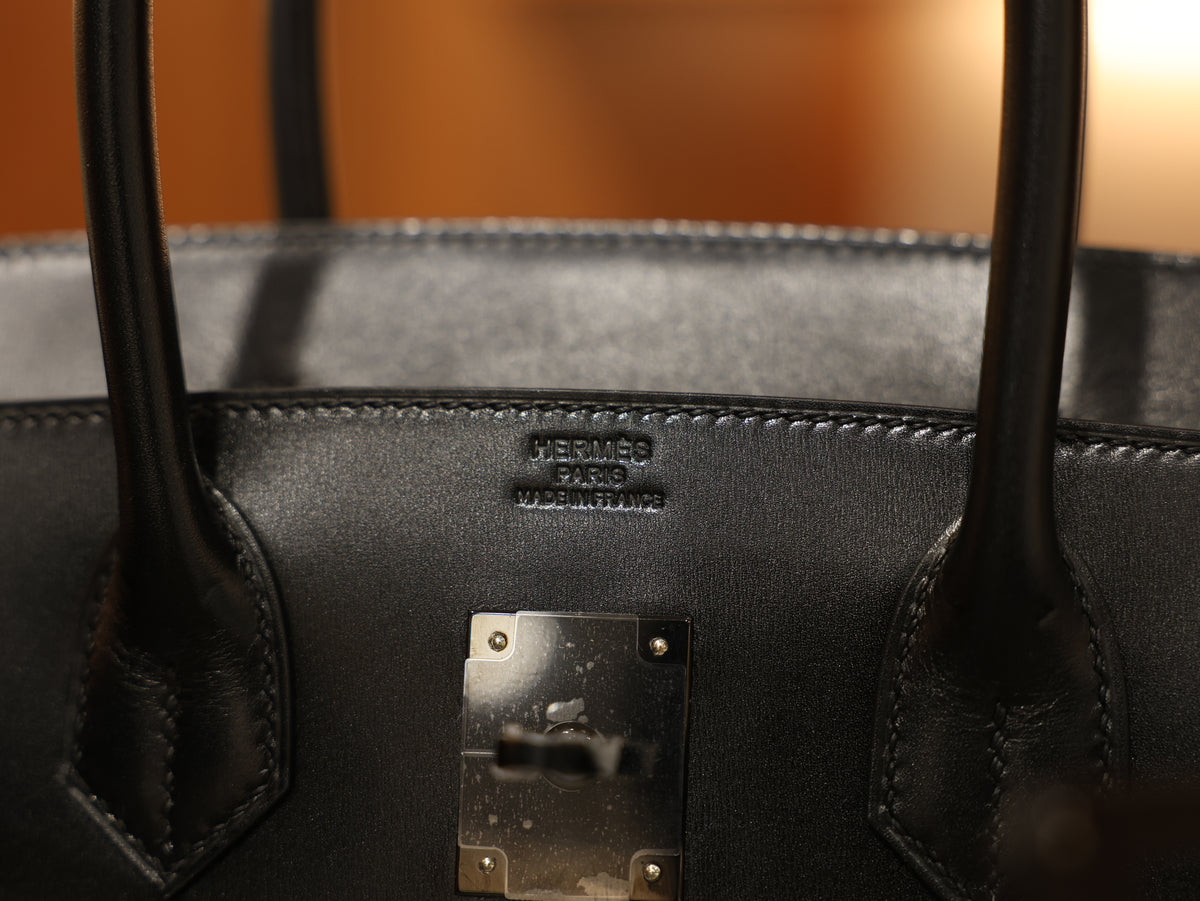 Birkin 30 retourne So black