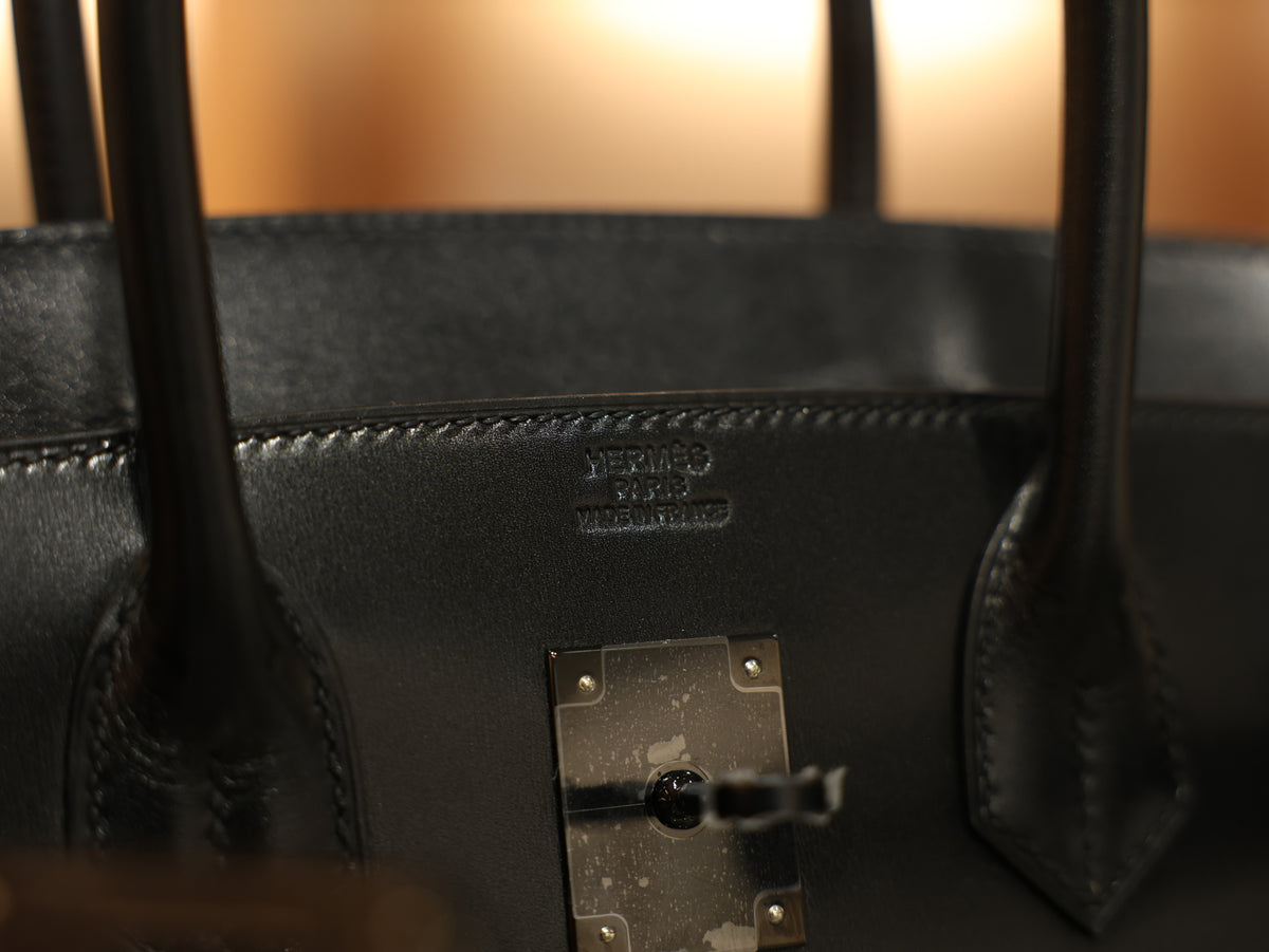 Birkin 30 retourne So black