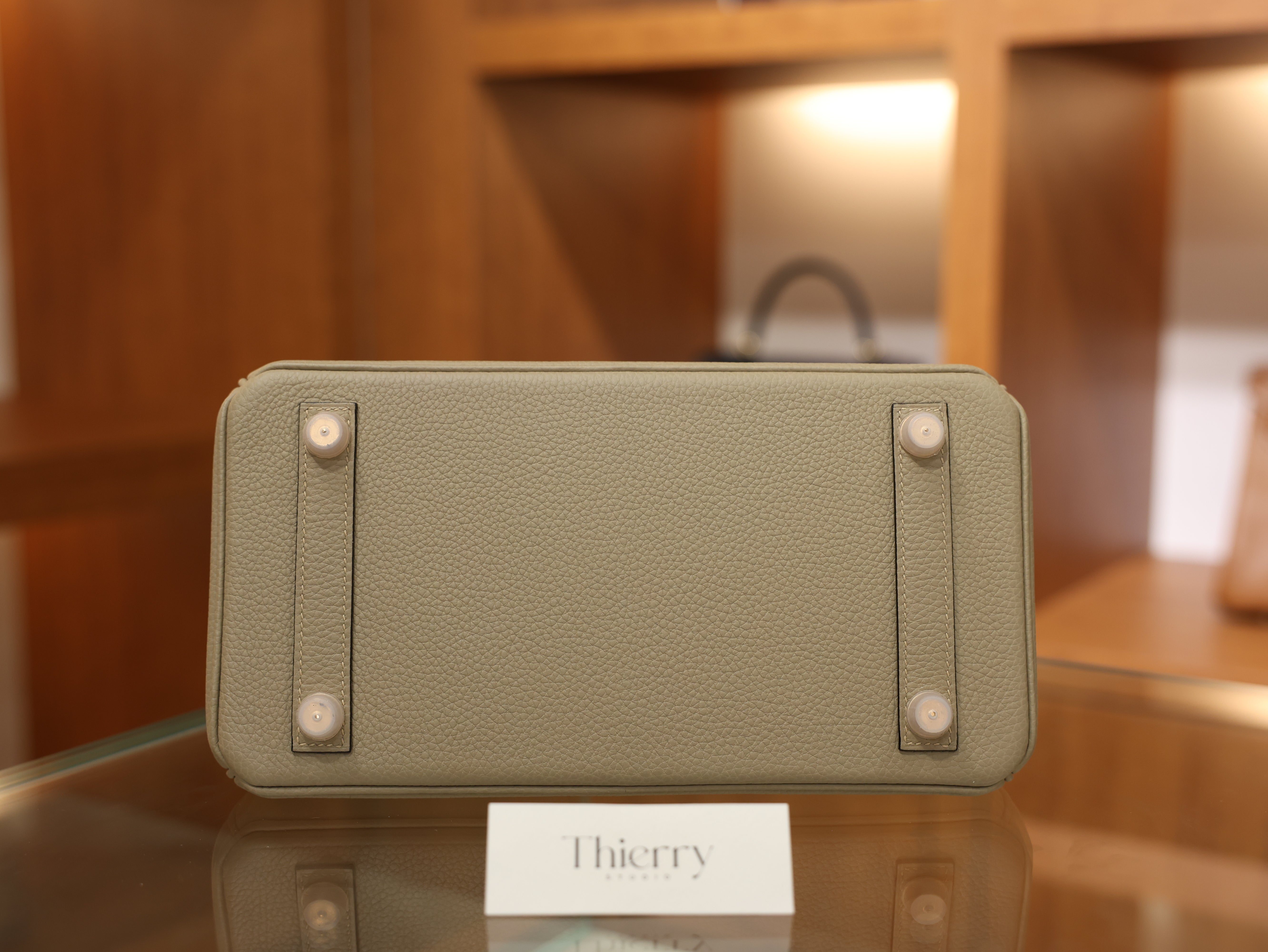 Birkin 25 togo gris tourterelle RGHW