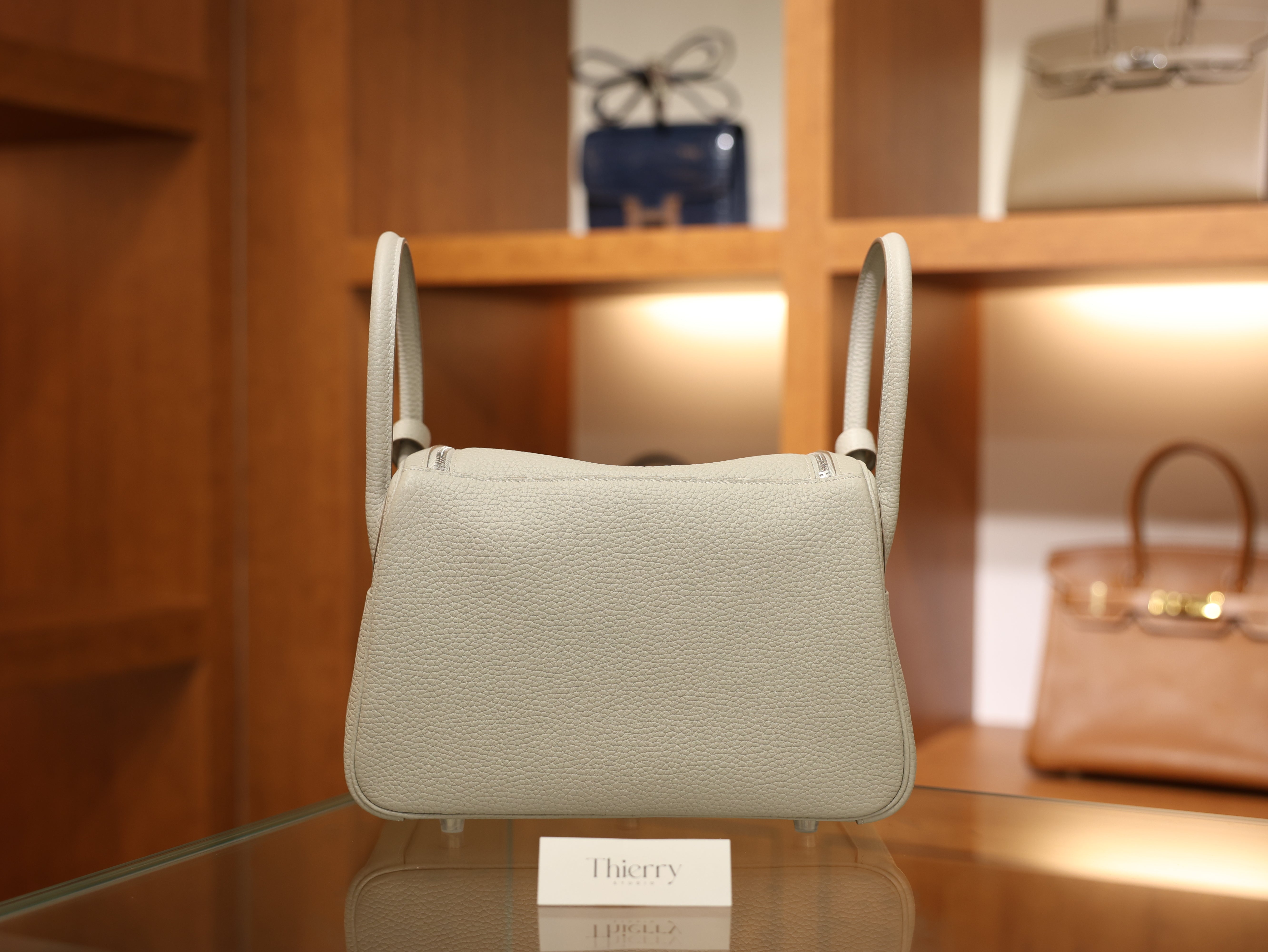 Lindy 26 clemence gris perle PHW