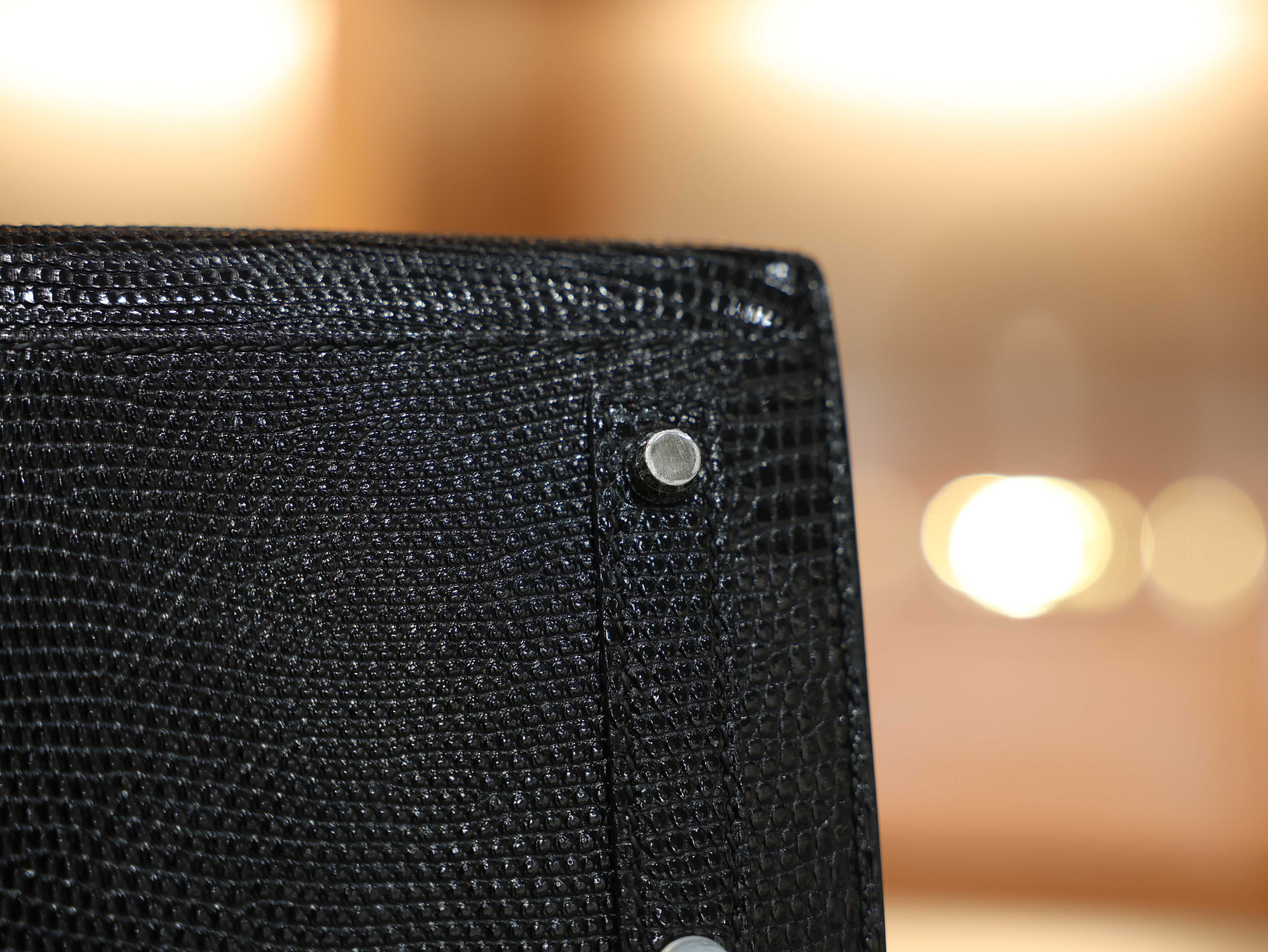 Birkin 20 lizard black PHW