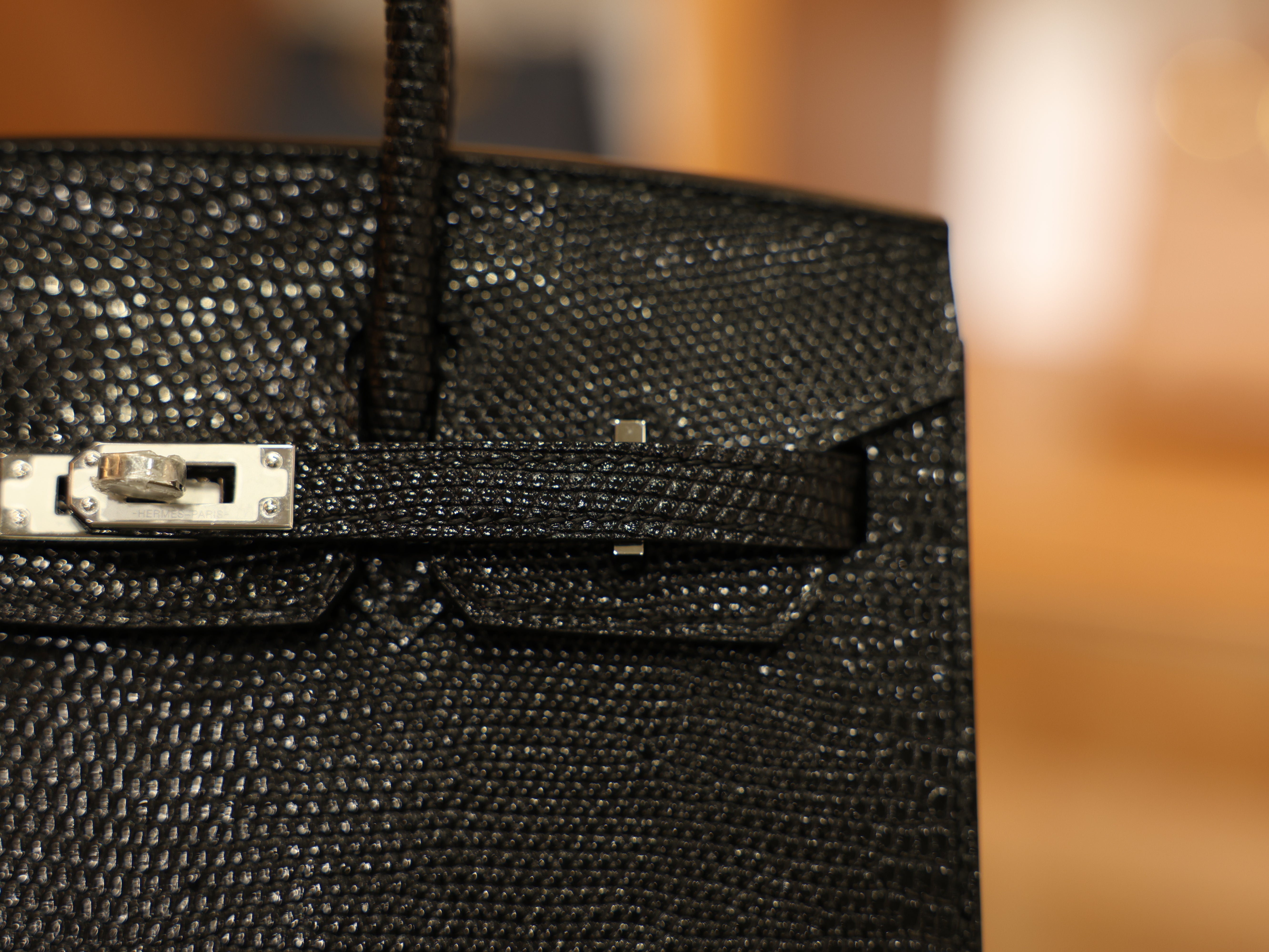 Birkin 20 lizard black PHW
