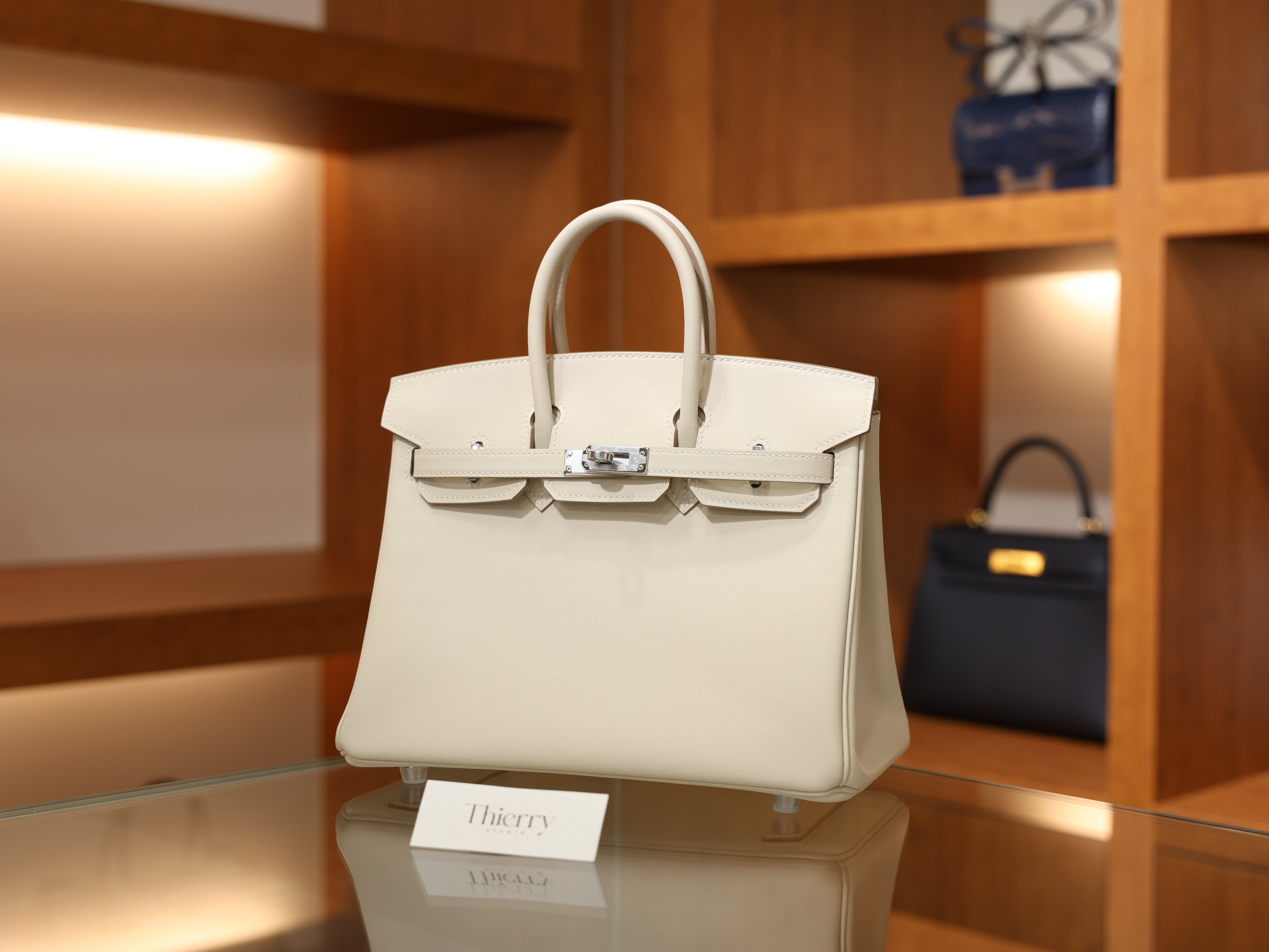 Birkin 25 swift craie PHW