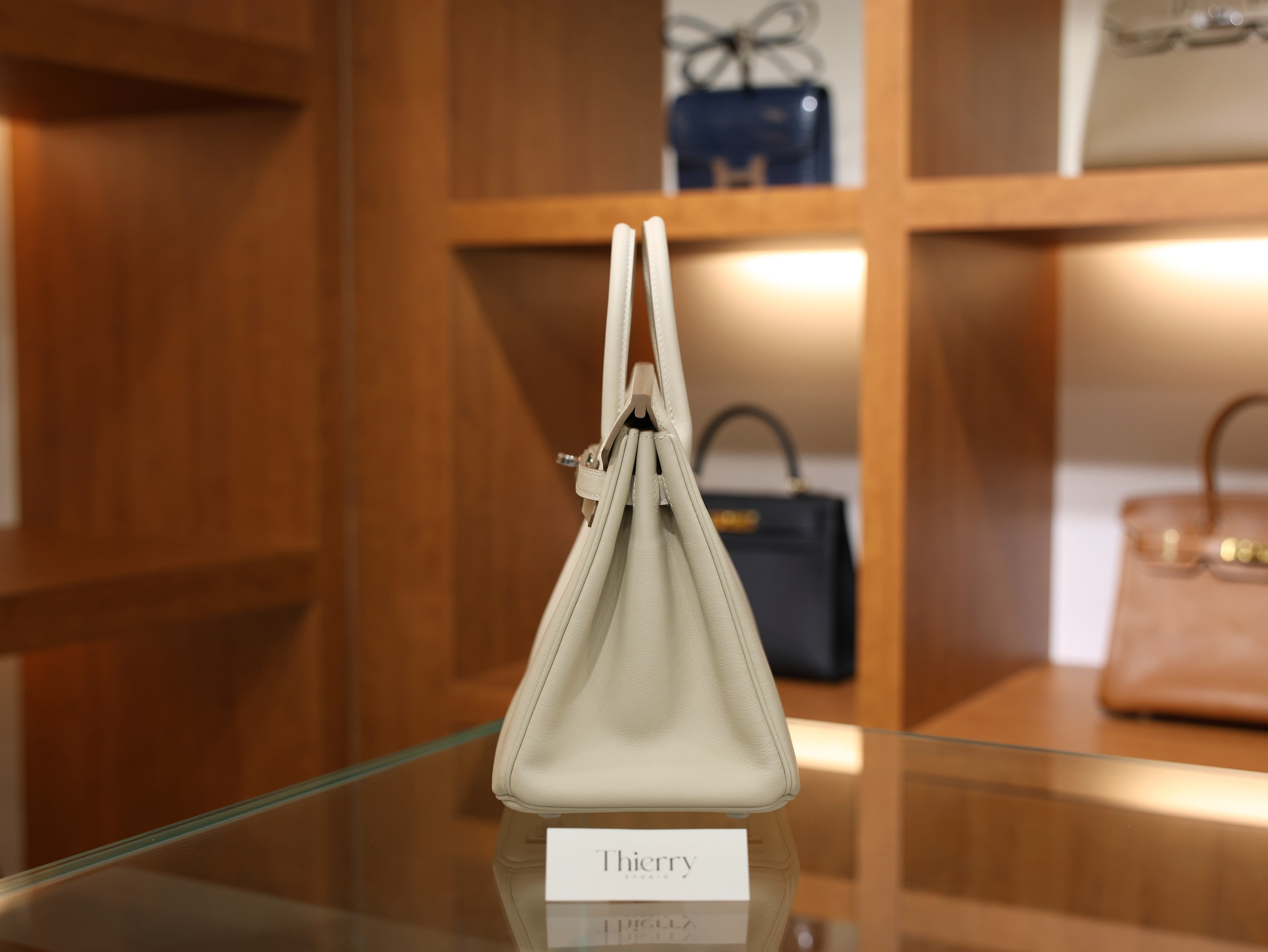 Birkin 25 swift craie PHW